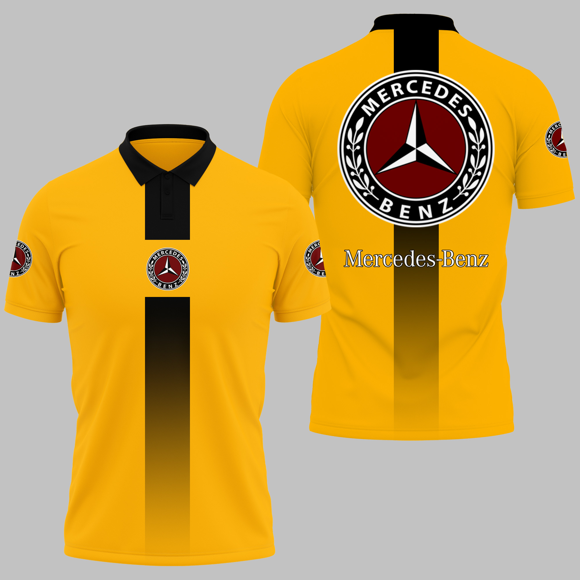 MERCEDES-BENZ Polo Shirt V08 - Famjoys MERCEDES-BENZ Polo Shirt V08 - Famjoys