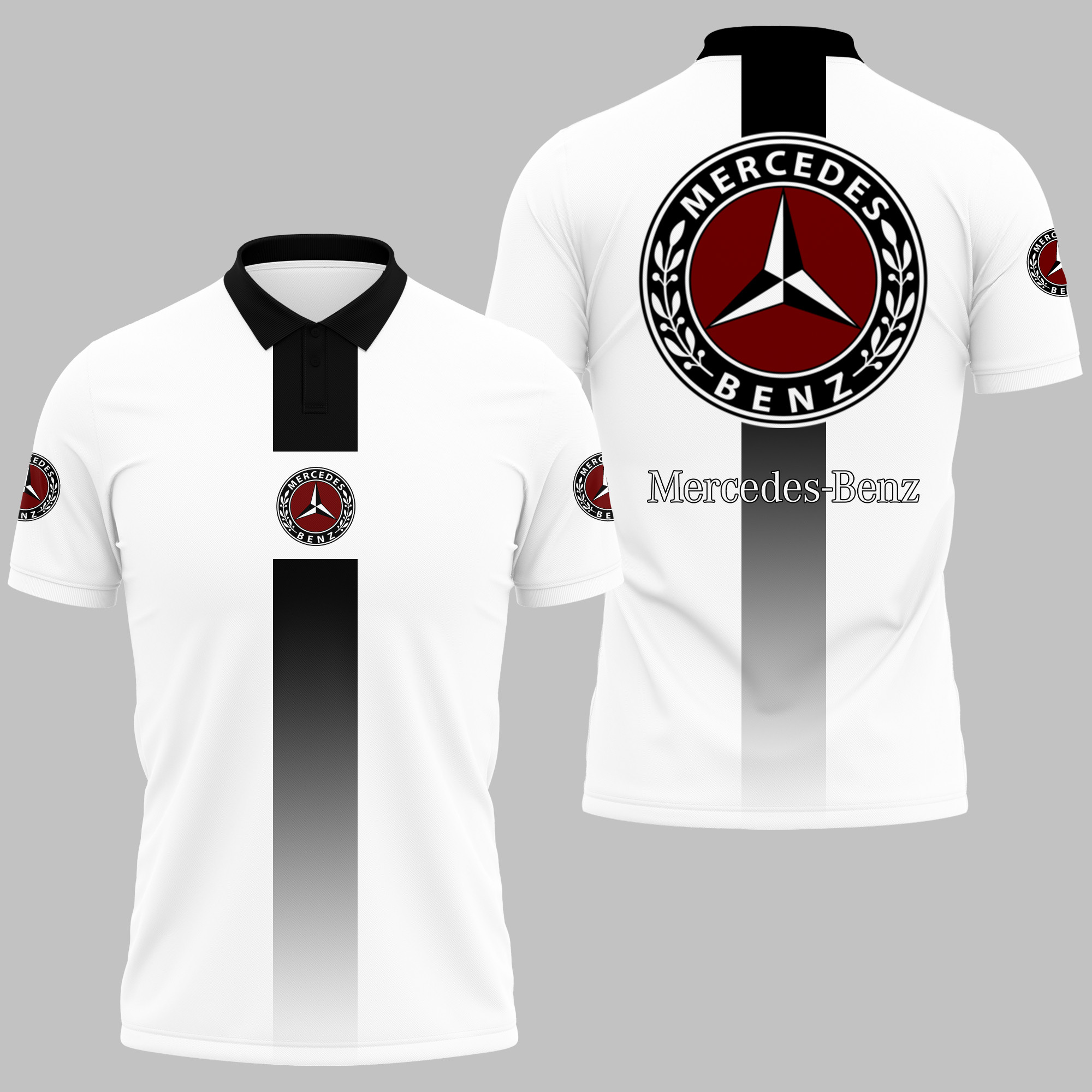 MERCEDES-BENZ Polo Shirt V08 - Famjoys MERCEDES-BENZ Polo Shirt V08 - Famjoys