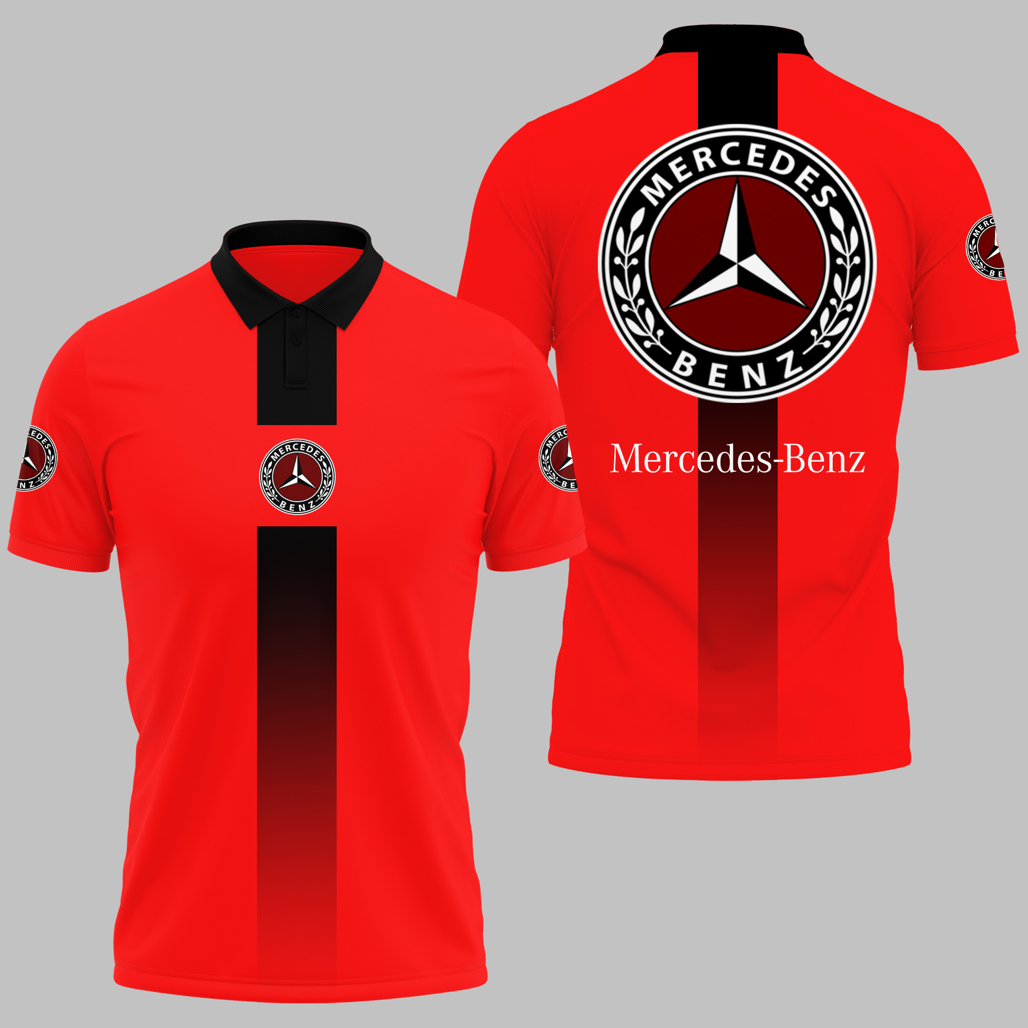 MERCEDES-BENZ Polo Shirt V08 - Famjoys MERCEDES-BENZ Polo Shirt V08 - Famjoys