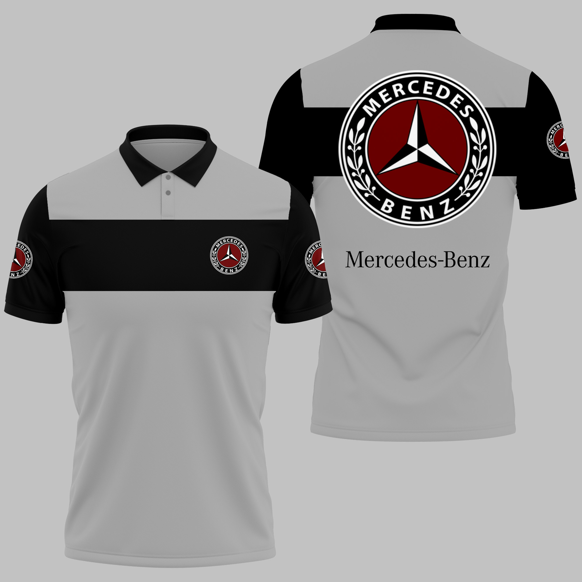 MERCEDES-BENZ Polo Shirt V09 - Famjoys MERCEDES-BENZ Polo Shirt V09 - Famjoys