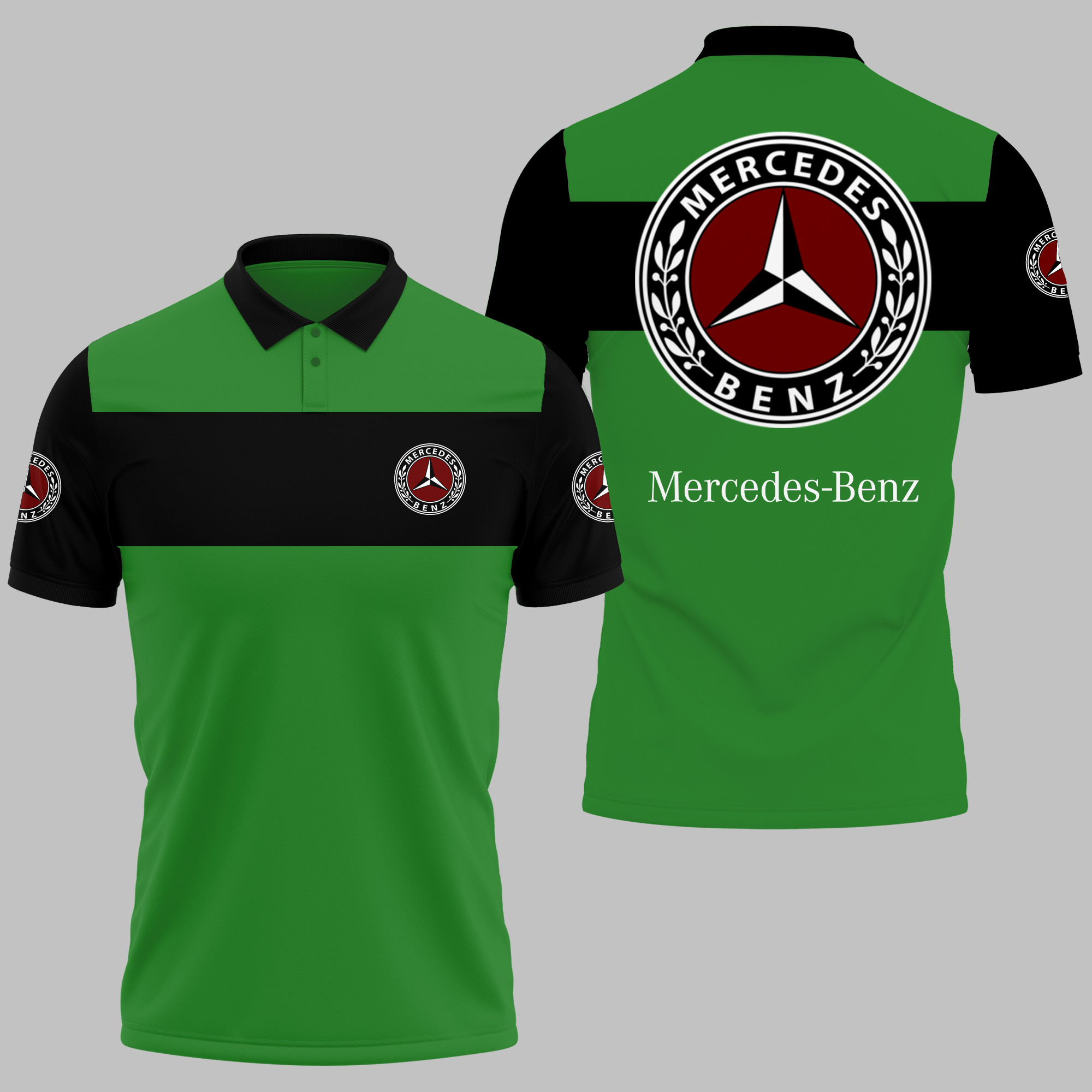 MERCEDES-BENZ Polo Shirt V09 - Famjoys MERCEDES-BENZ Polo Shirt V09 - Famjoys