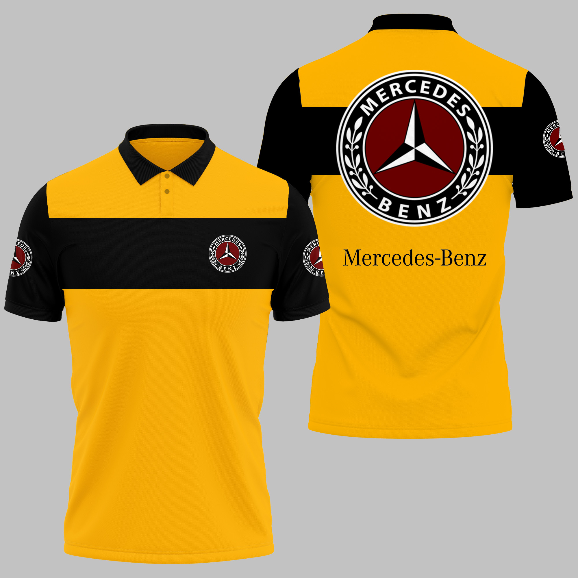 MERCEDES-BENZ Polo Shirt V09 - Famjoys MERCEDES-BENZ Polo Shirt V09 - Famjoys