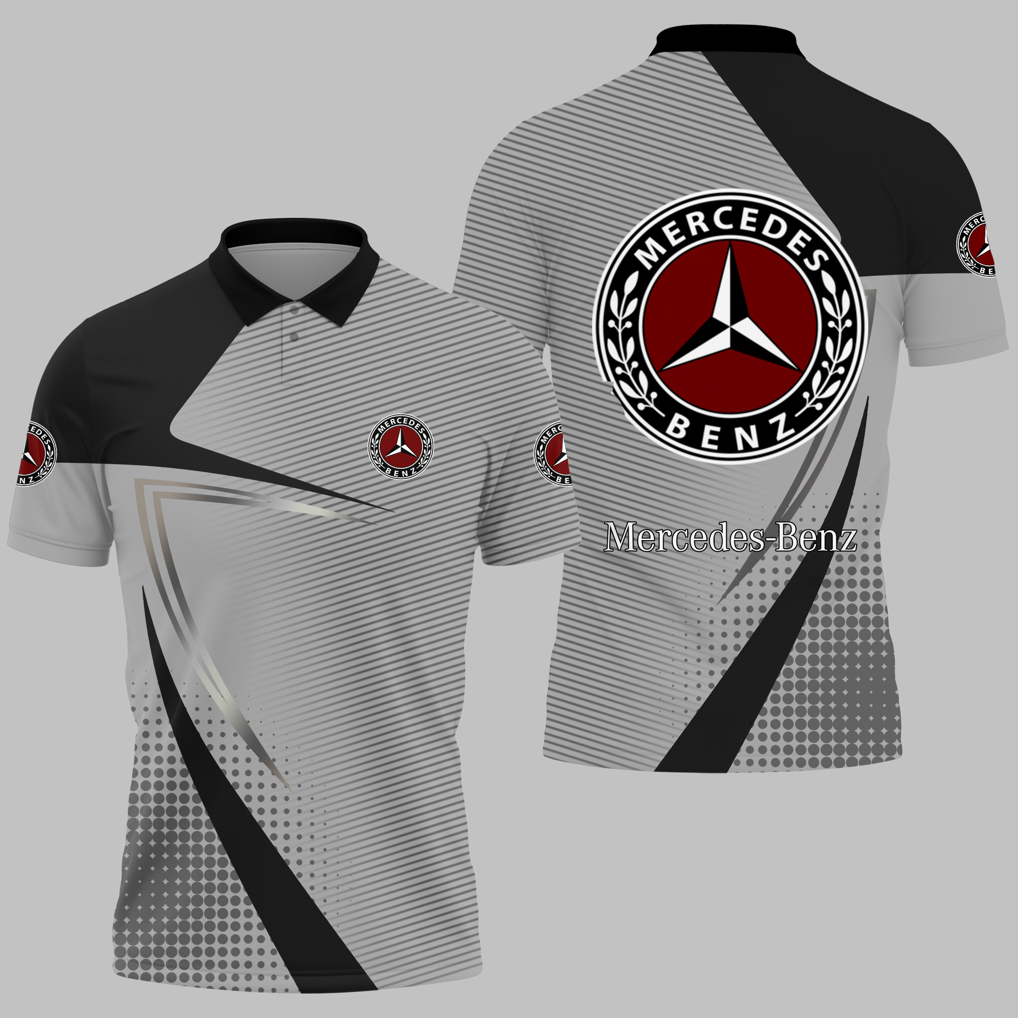MERCEDES-BENZ Polo Shirt V10 - Famjoys MERCEDES-BENZ Polo Shirt V10 - Famjoys