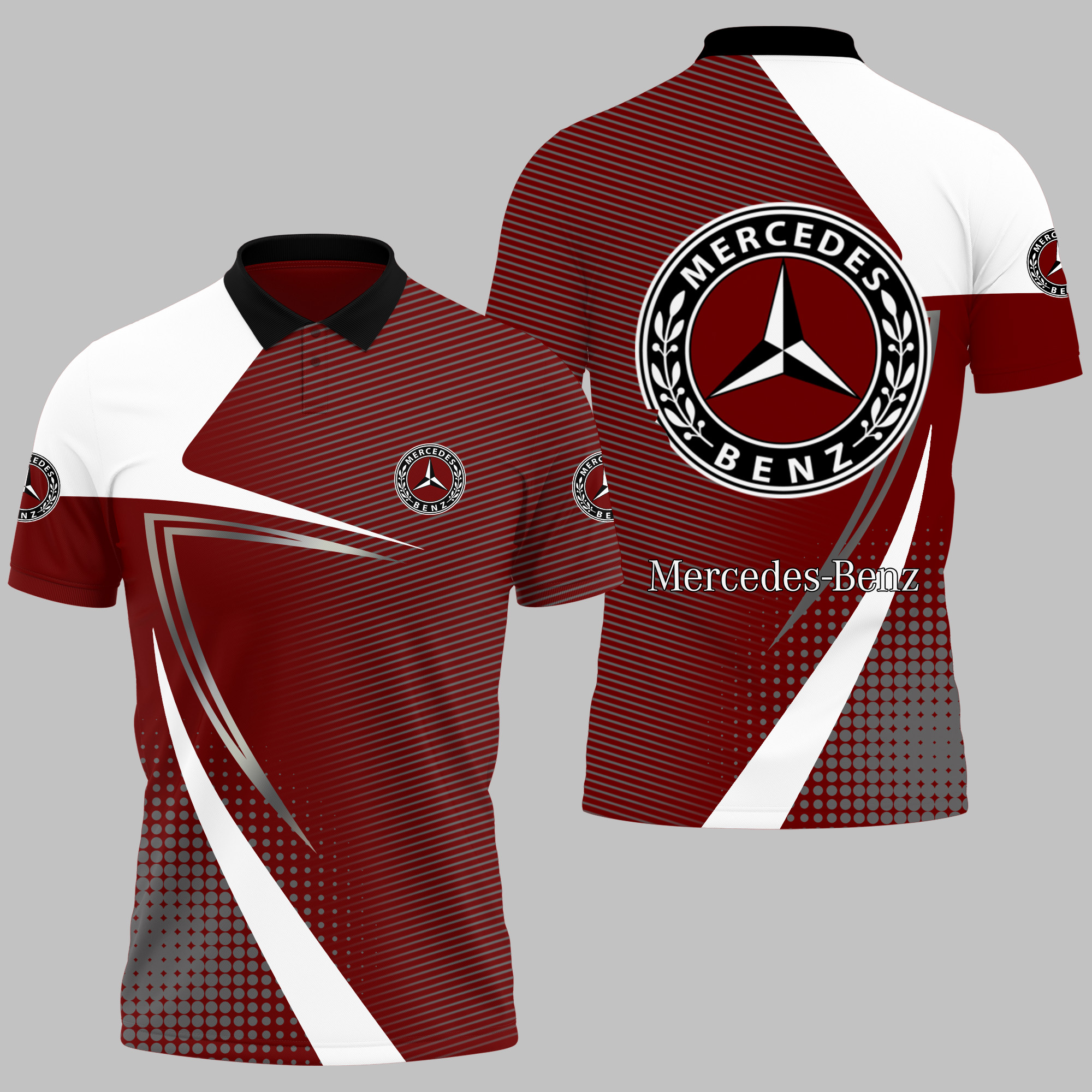 MERCEDES-BENZ Polo Shirt V10 - Famjoys MERCEDES-BENZ Polo Shirt V10 - Famjoys
