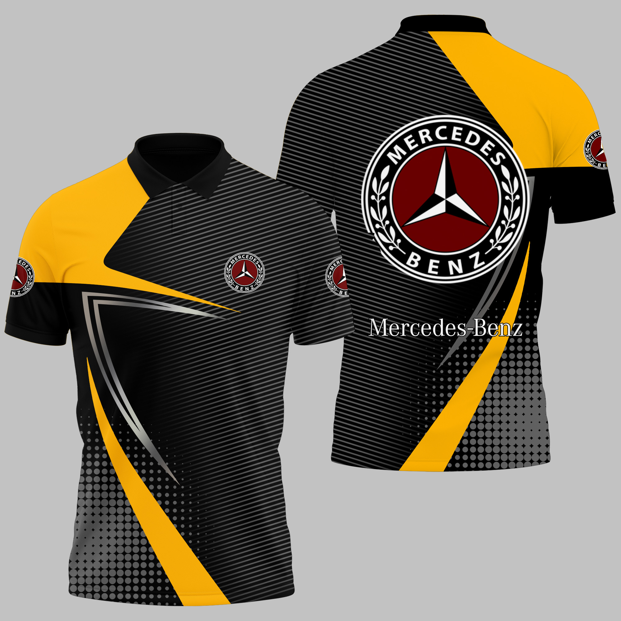 MERCEDES-BENZ Polo Shirt V10 - Famjoys MERCEDES-BENZ Polo Shirt V10 - Famjoys