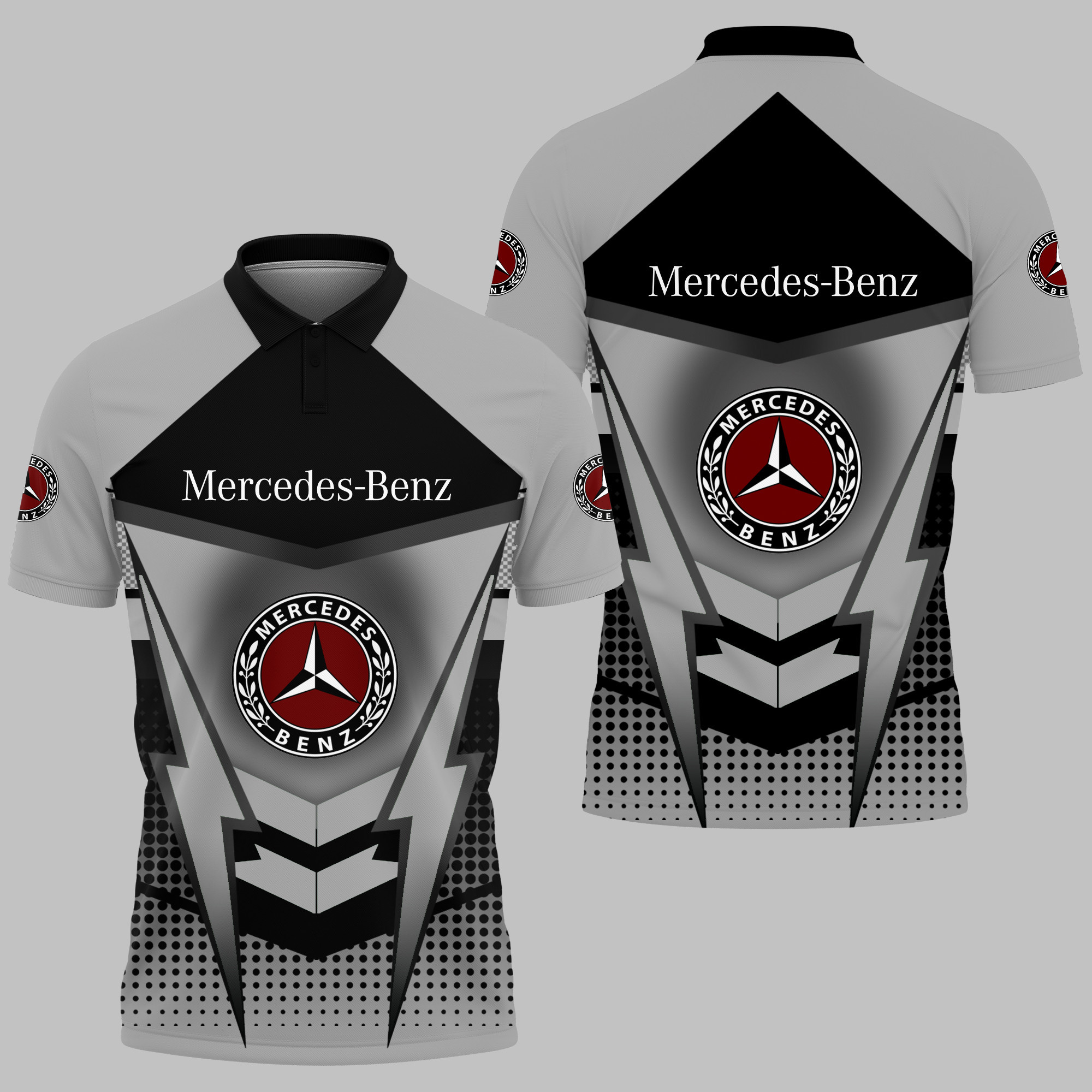 MERCEDES-BENZ Polo Shirt V11 - Famjoys MERCEDES-BENZ Polo Shirt V11 - Famjoys