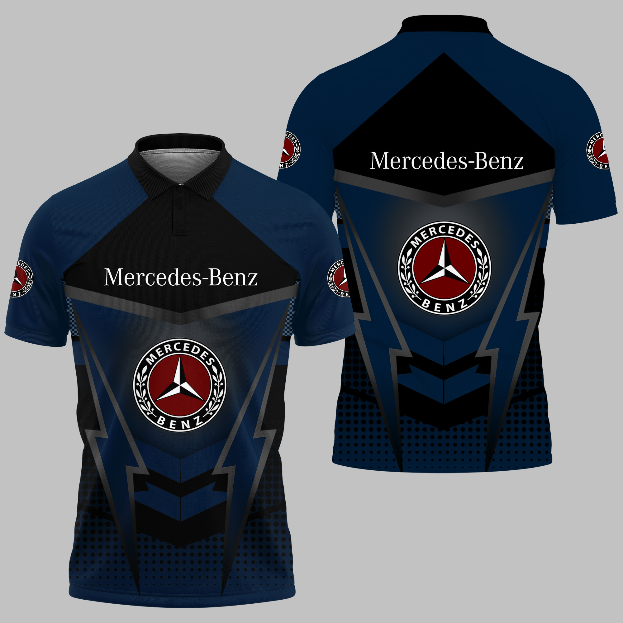 MERCEDES-BENZ Polo Shirt V11 - Famjoys MERCEDES-BENZ Polo Shirt V11 - Famjoys