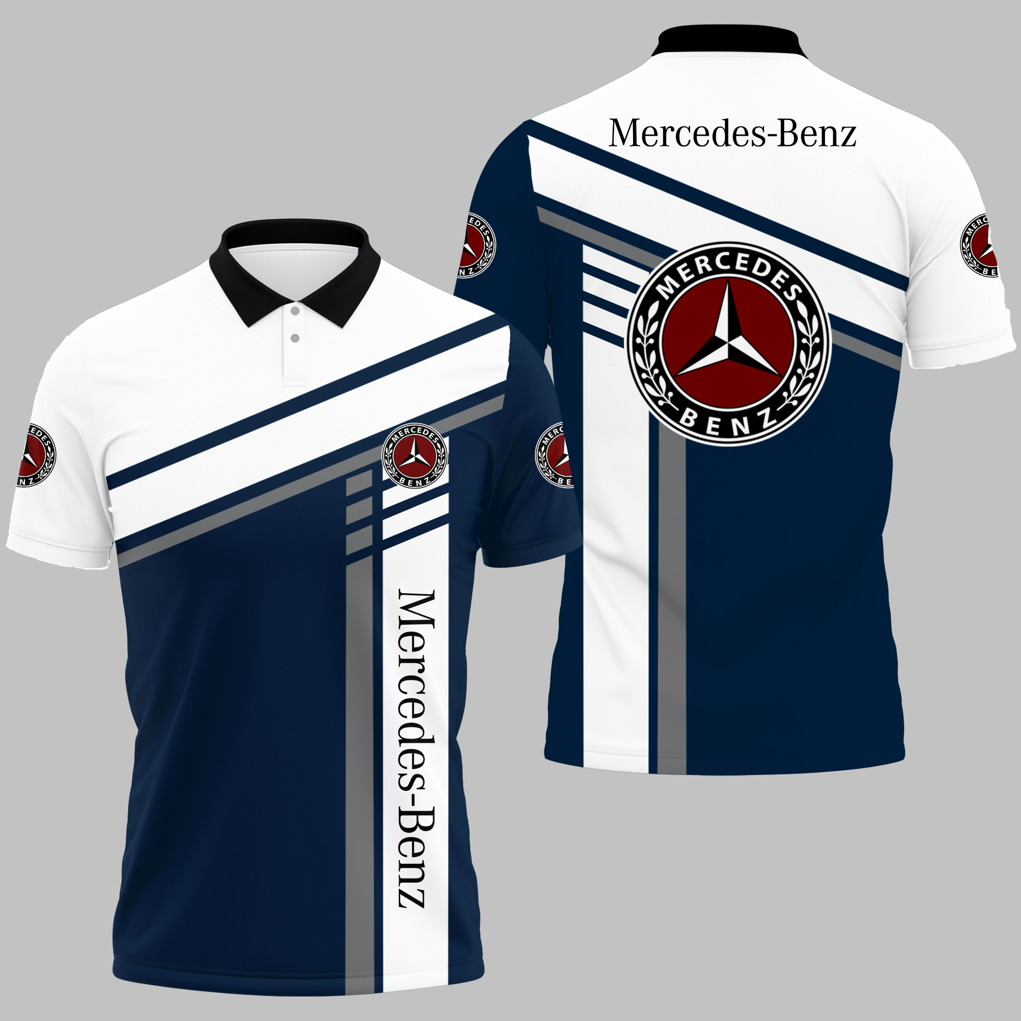 MERCEDES-BENZ Polo Shirt V13 - Famjoys MERCEDES-BENZ Polo Shirt V13 - Famjoys