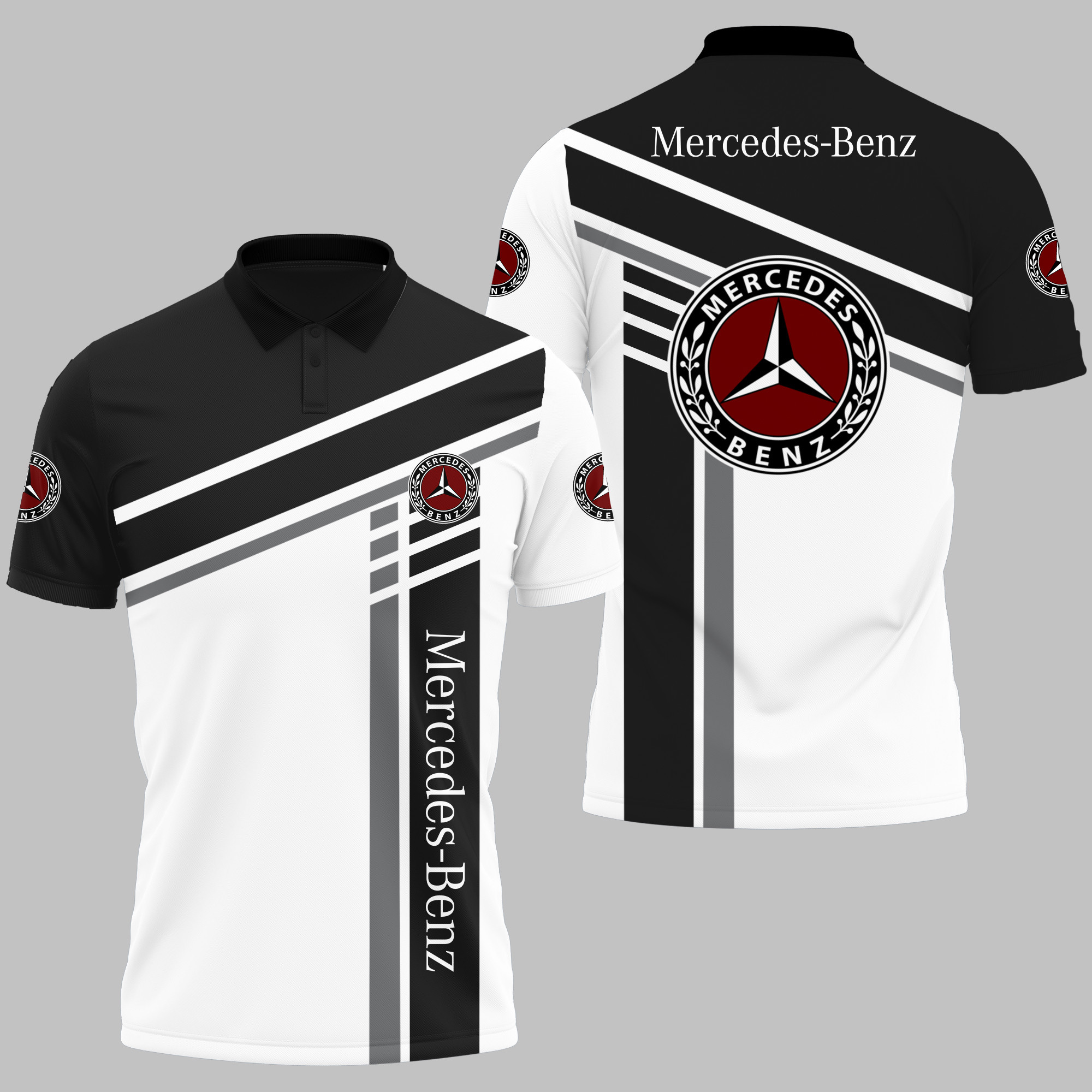 MERCEDES-BENZ Polo Shirt V13 - Famjoys MERCEDES-BENZ Polo Shirt V13 - Famjoys