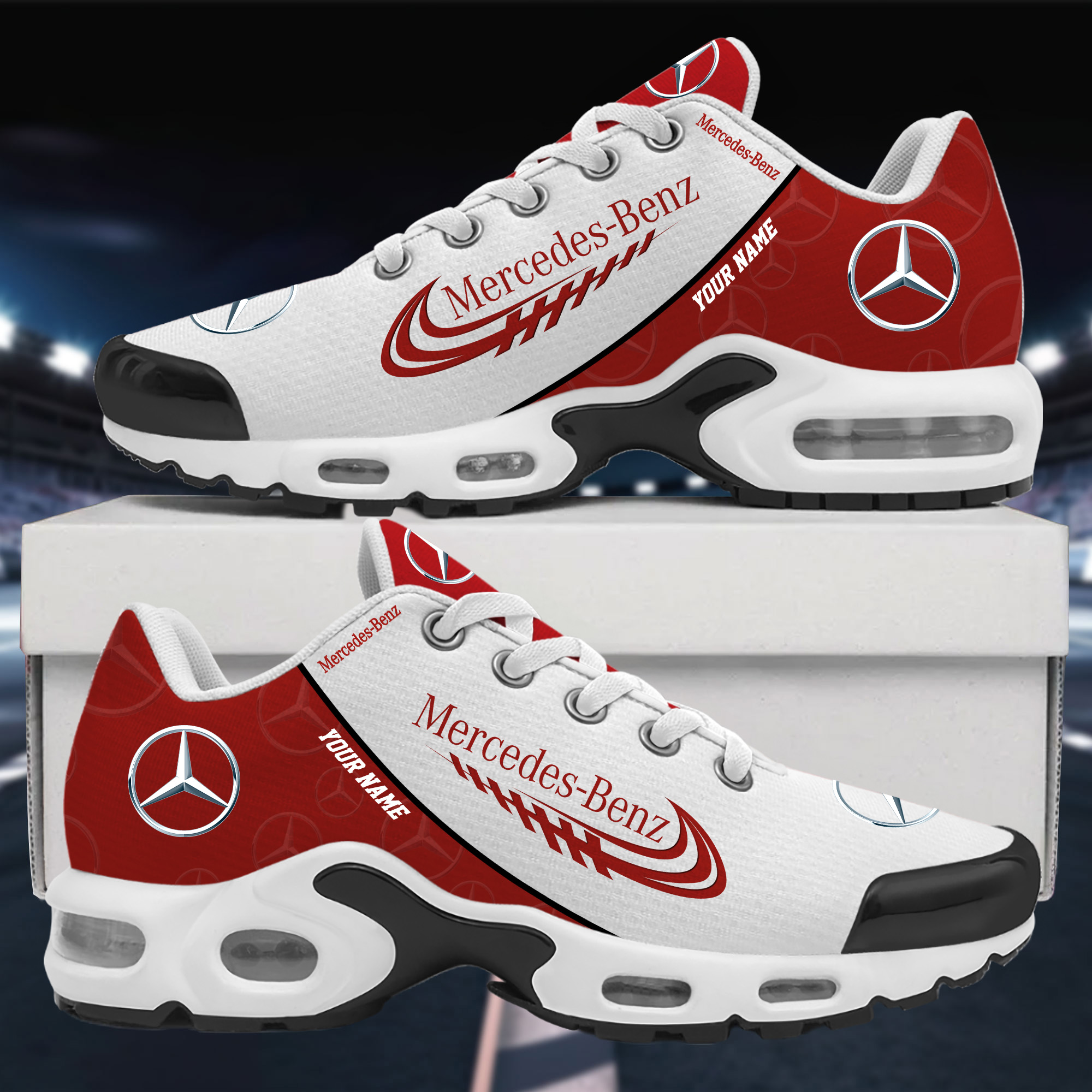 Mercedes Custom Name Sport Shoes VS4 - Famjoys Mercedes Custom Name Sport Shoes VS4 - Famjoys