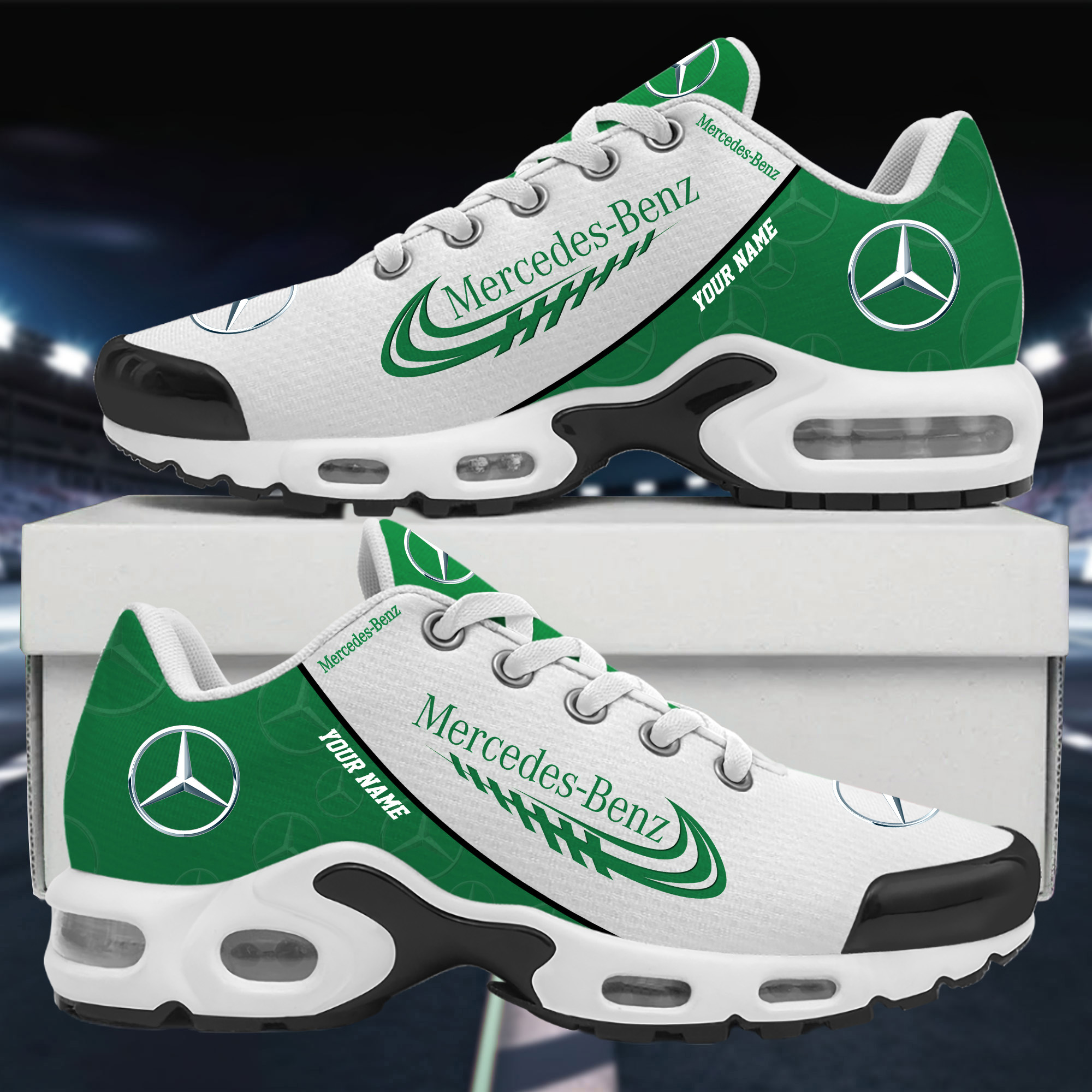 Mercedes Custom Name Sport Shoes VS4 - Famjoys Mercedes Custom Name Sport Shoes VS4 - Famjoys