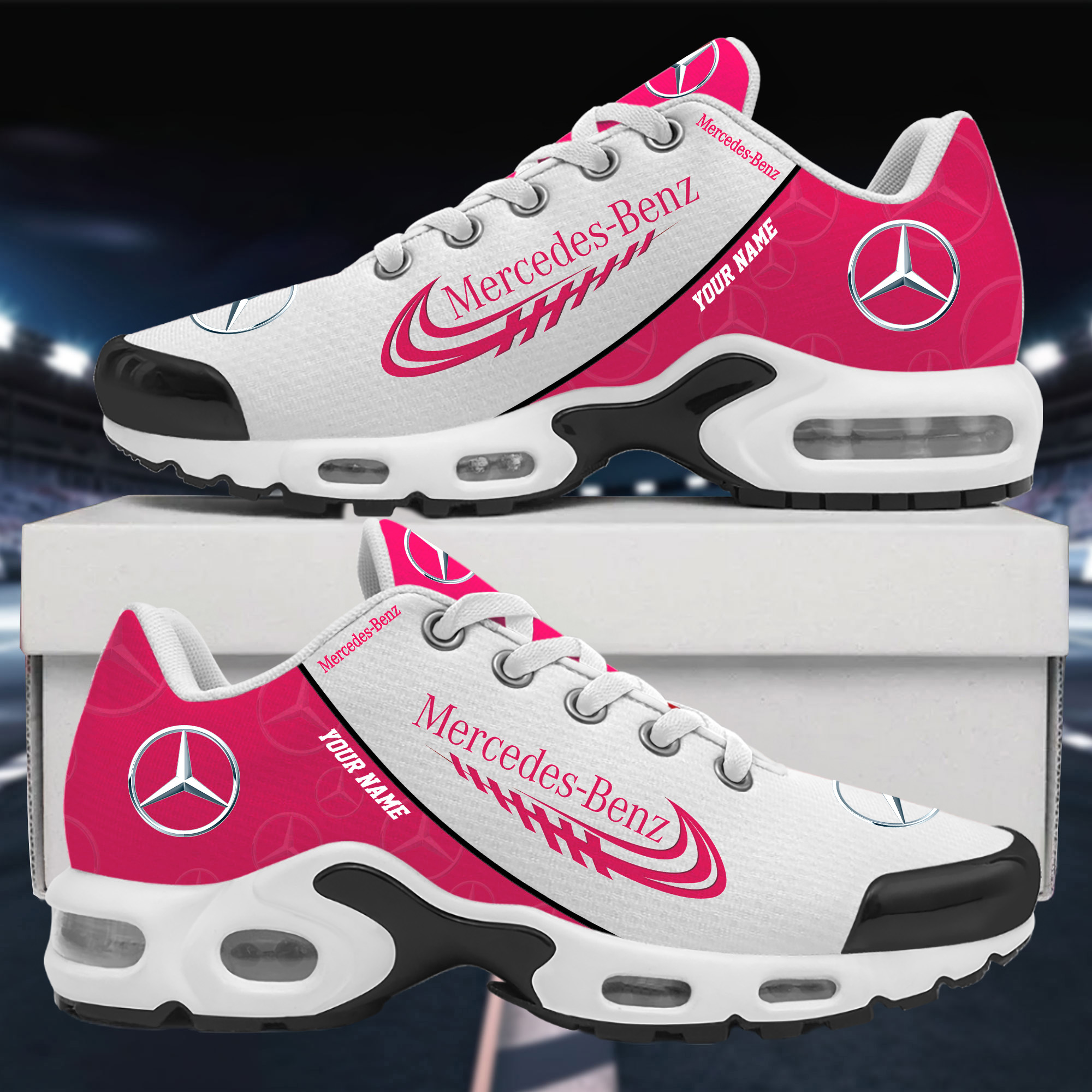 Mercedes Custom Name Sport Shoes VS4 - Famjoys Mercedes Custom Name Sport Shoes VS4 - Famjoys