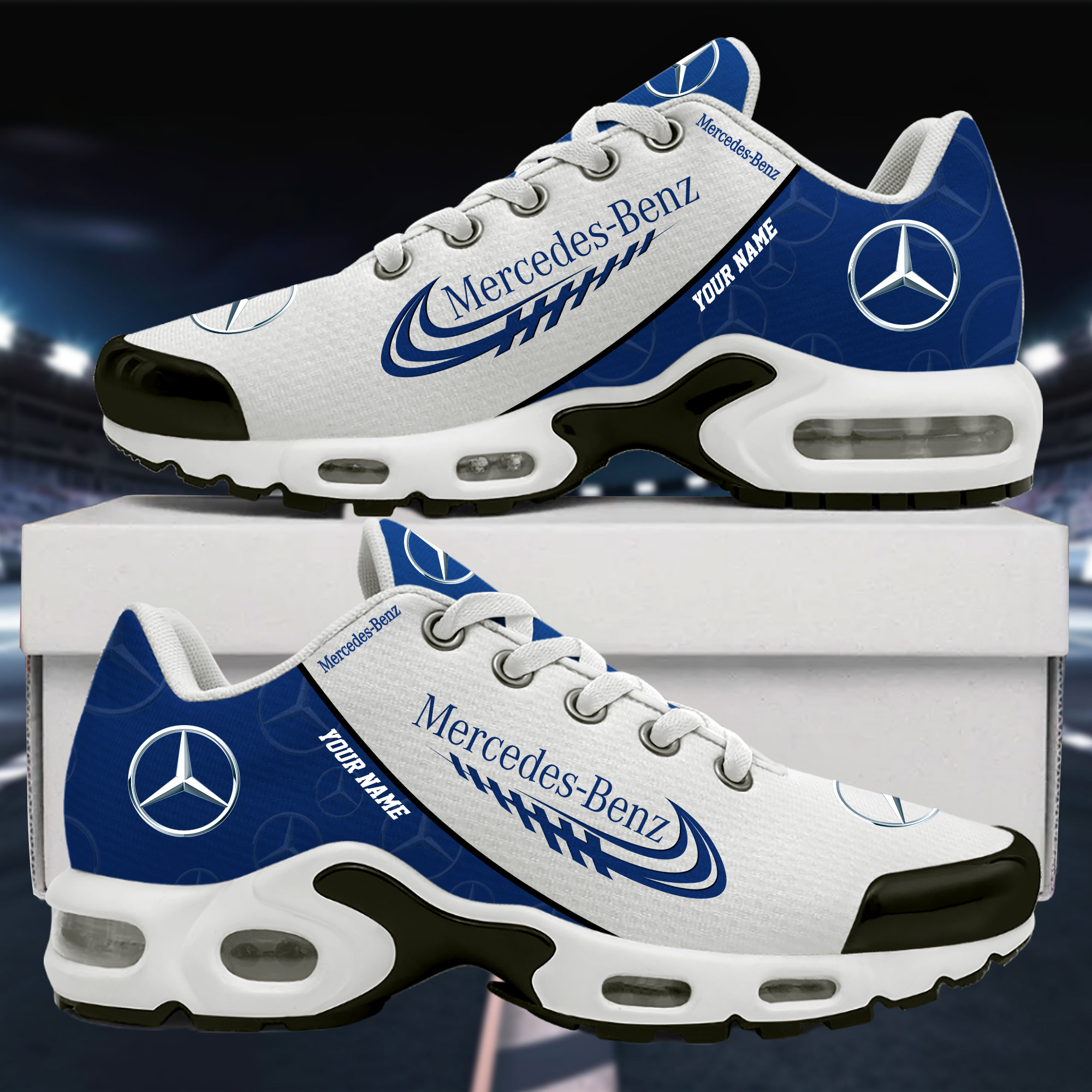 Mercedes Custom Name Sport Shoes VS4 - Famjoys Mercedes Custom Name Sport Shoes VS4 - Famjoys