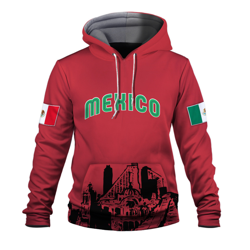 Mexico Baseball Flag UrÃas 7 2023 World Baseball Classic Red Unisex 3D Hoodie - Famjoys Mexico Baseball Flag UrÃas 7 2023 World Baseball Classic Red Unisex 3D Hoodie - Famjoys