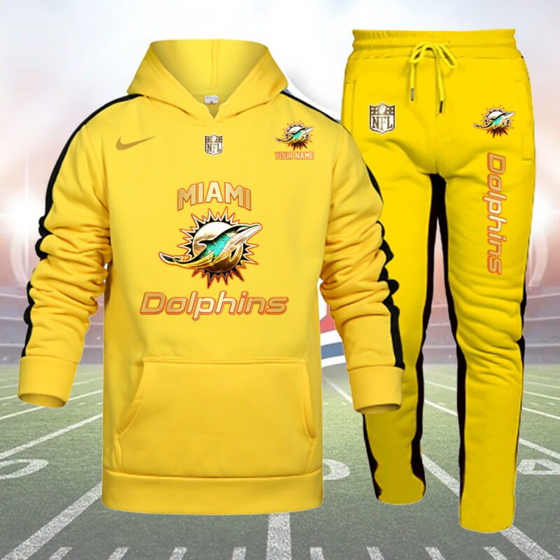 Miami Dolphins-32 Teams Personlized Golden Logo Hoodie Set-SP11012476ID03 - Famjoys Miami Dolphins-32 Teams Personlized Golden Logo Hoodie Set-SP11012476ID03 - Famjoys