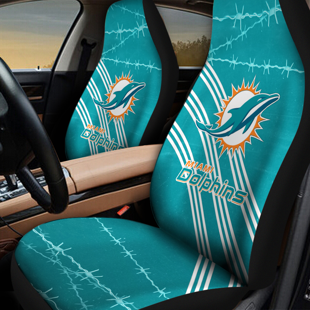 Miami Dolphins Car Seat Covers BGCSC725 - Famjoys Miami Dolphins Car Seat Covers BGCSC725 - Famjoys