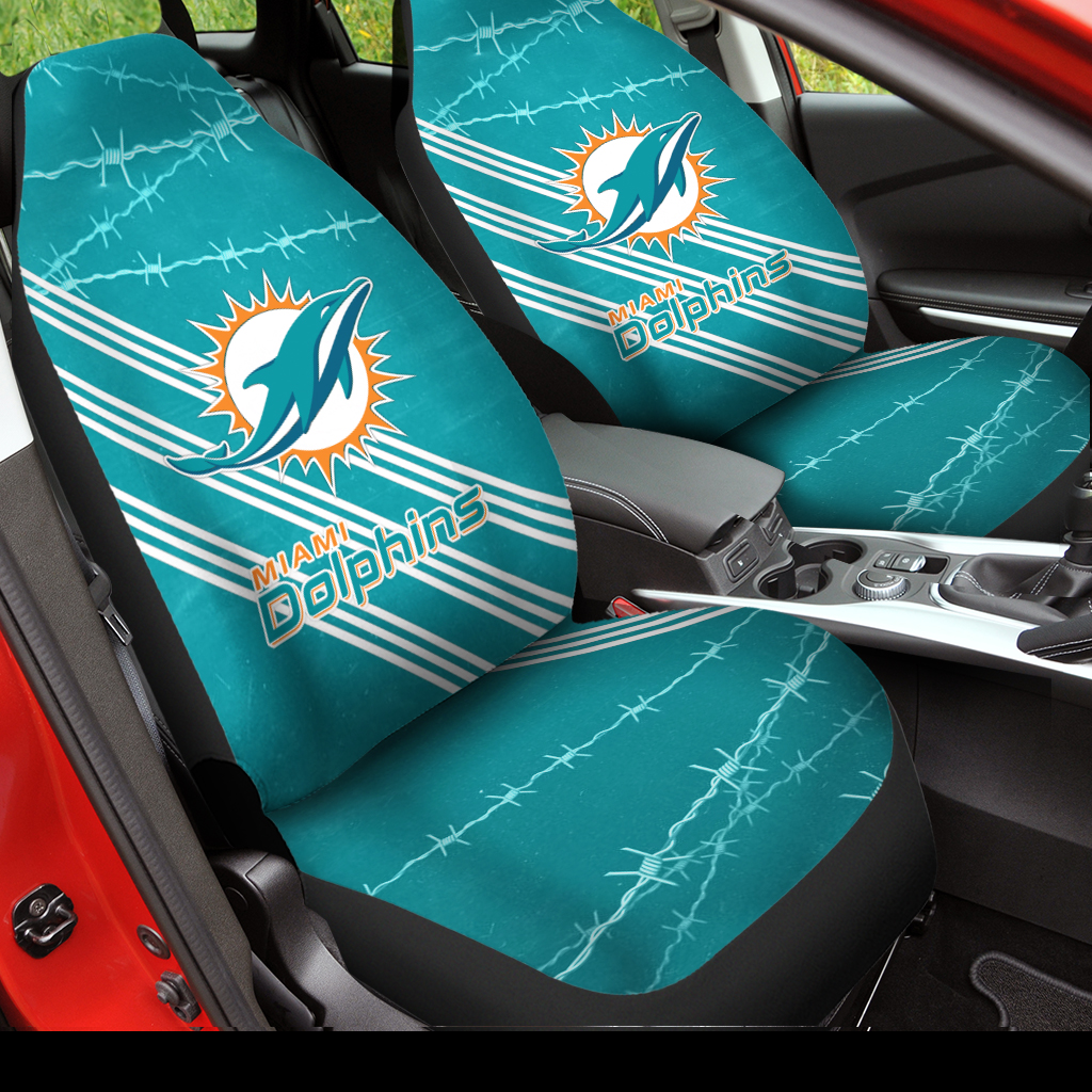 Miami Dolphins Car Seat Covers BGCSC725 - Famjoys Miami Dolphins Car Seat Covers BGCSC725 - Famjoys