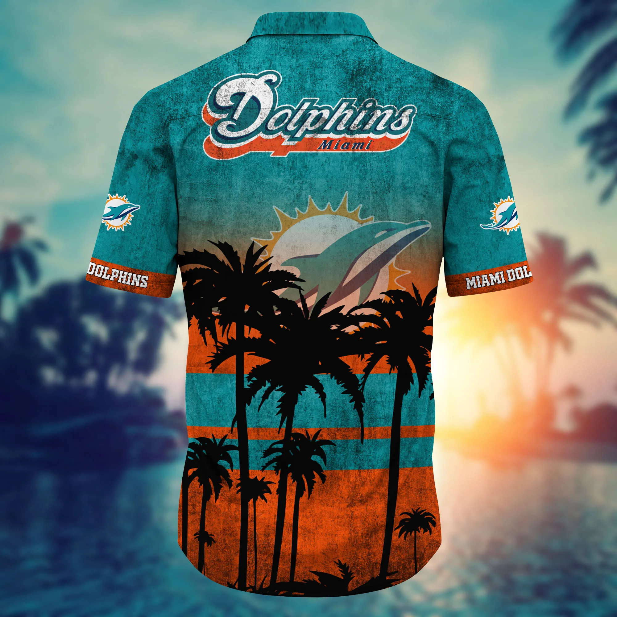 Miami Dolphins Hawaii Shirt Short Style Hot Trending Summer - Famjoys Miami Dolphins Hawaii Shirt Short Style Hot Trending Summer - Famjoys