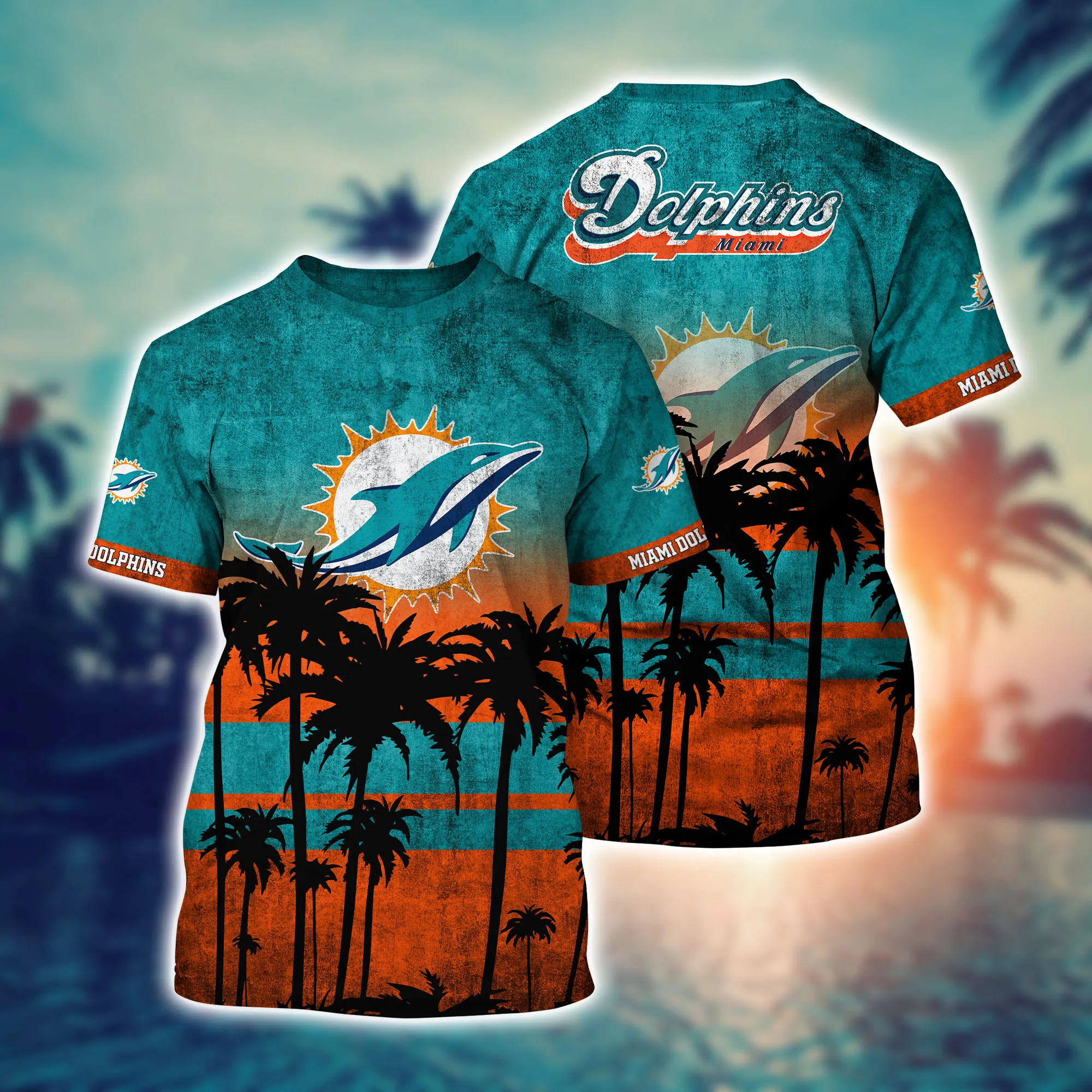 Miami Dolphins Hawaii Shirt Short Style Hot Trending Summer - Famjoys Miami Dolphins Hawaii Shirt Short Style Hot Trending Summer - Famjoys