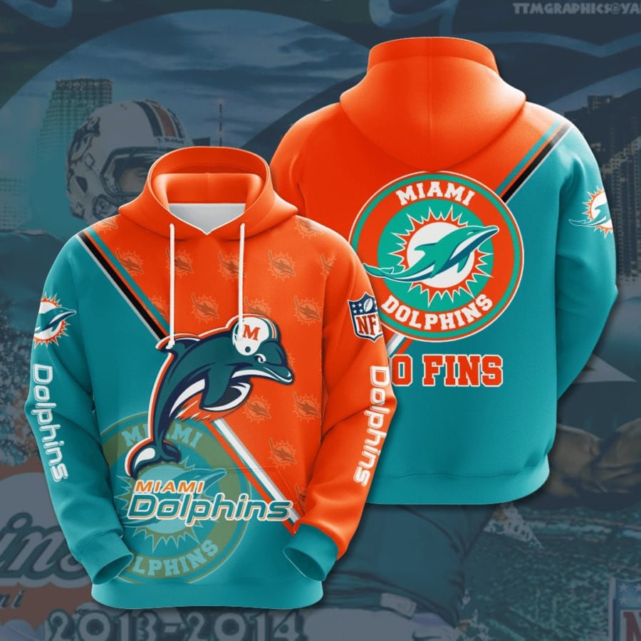 Miami Dolphins Hoodie - Famjoys Miami Dolphins Hoodie - Famjoys