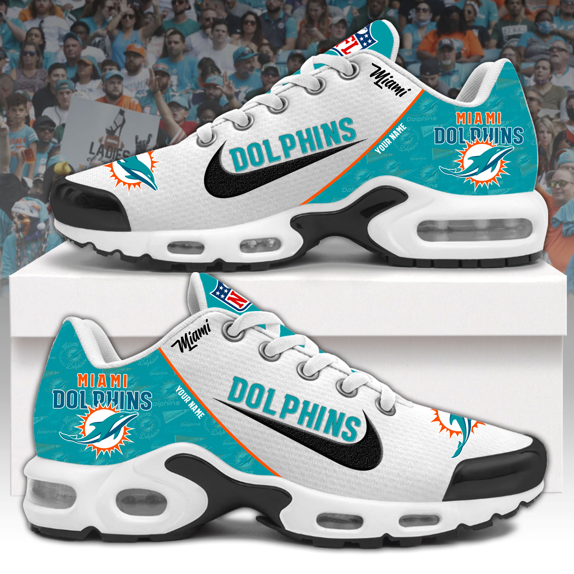 Miami Dolphins Personalize Sneaker Shoes 2024 - Famjoys Miami Dolphins Personalize Sneaker Shoes 2024 - Famjoys