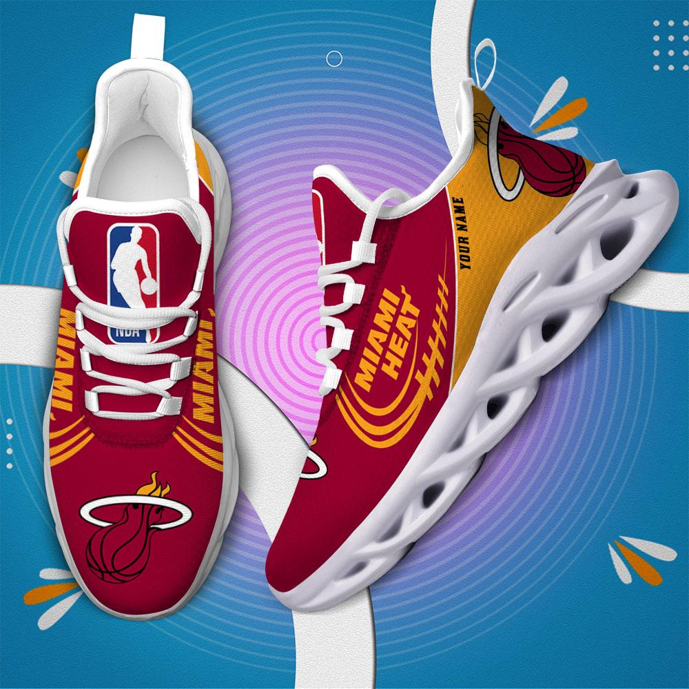 Miami Heat Max Soul Shoes - Famjoys Miami Heat Max Soul Shoes - Famjoys
