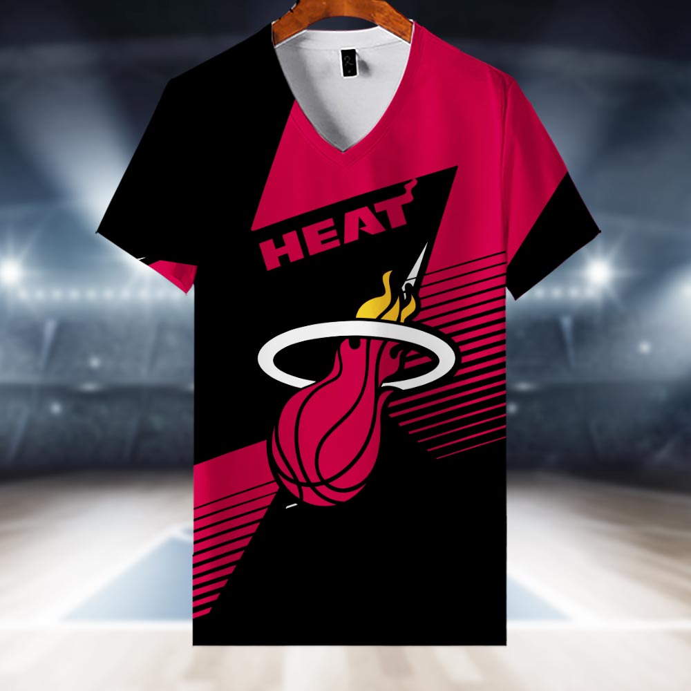 Miami Heat Printed Apparel - Famjoys Miami Heat Printed Apparel - Famjoys
