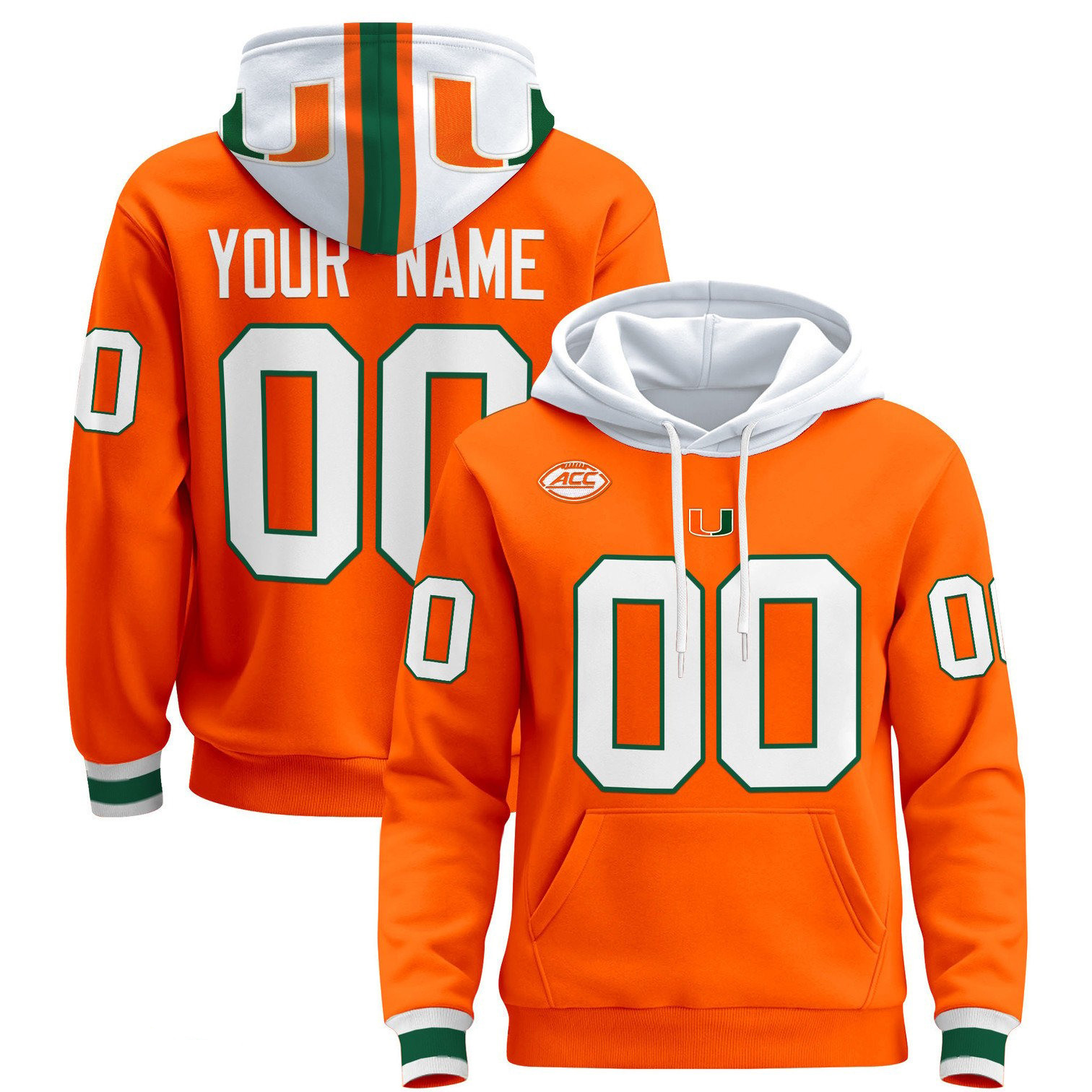 Miami Hurricanes Football Hoodie - Famjoys Miami Hurricanes Football Hoodie - Famjoys