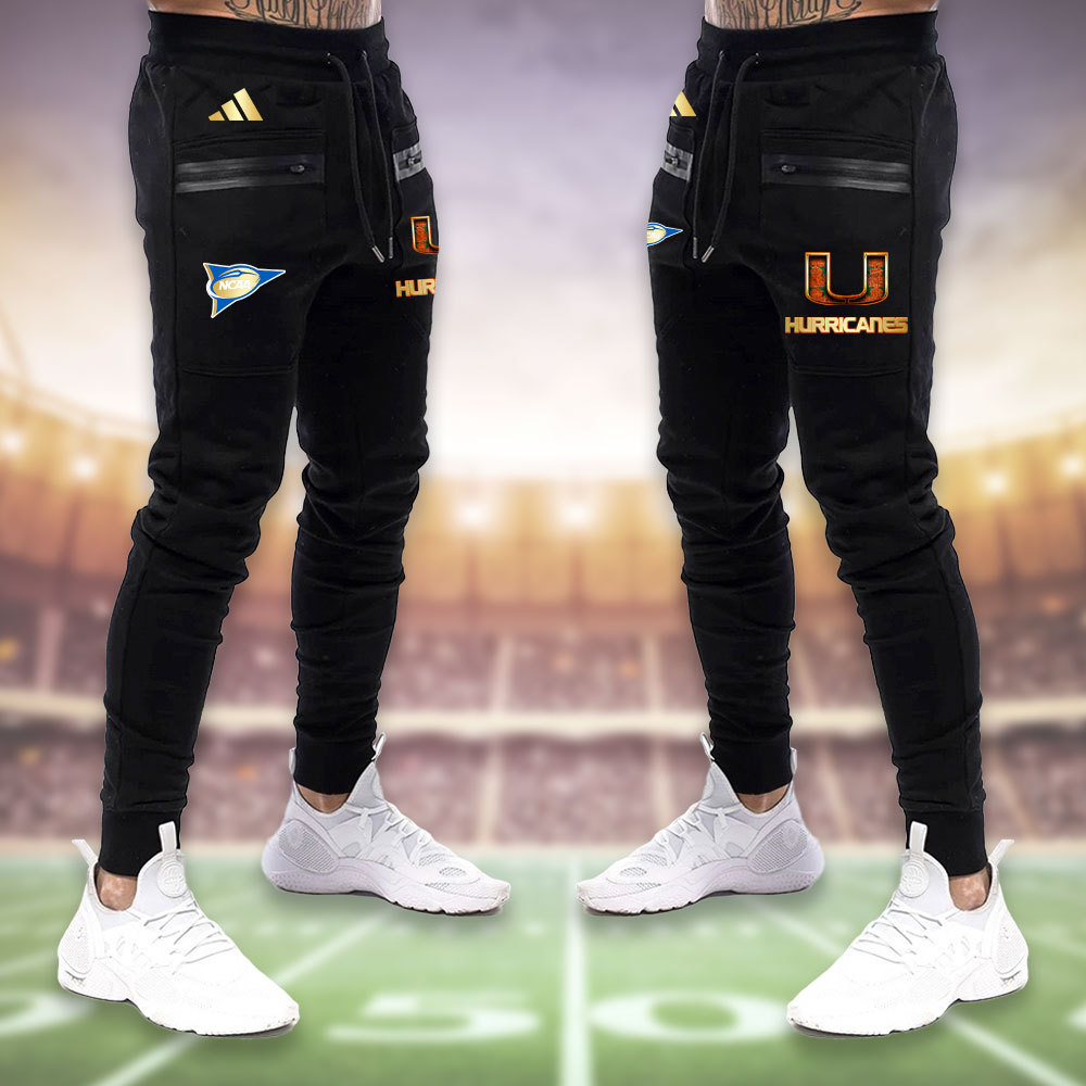 Miami hurricanes Heavy Hoodie Set - Famjoys Miami hurricanes Heavy Hoodie Set - Famjoys