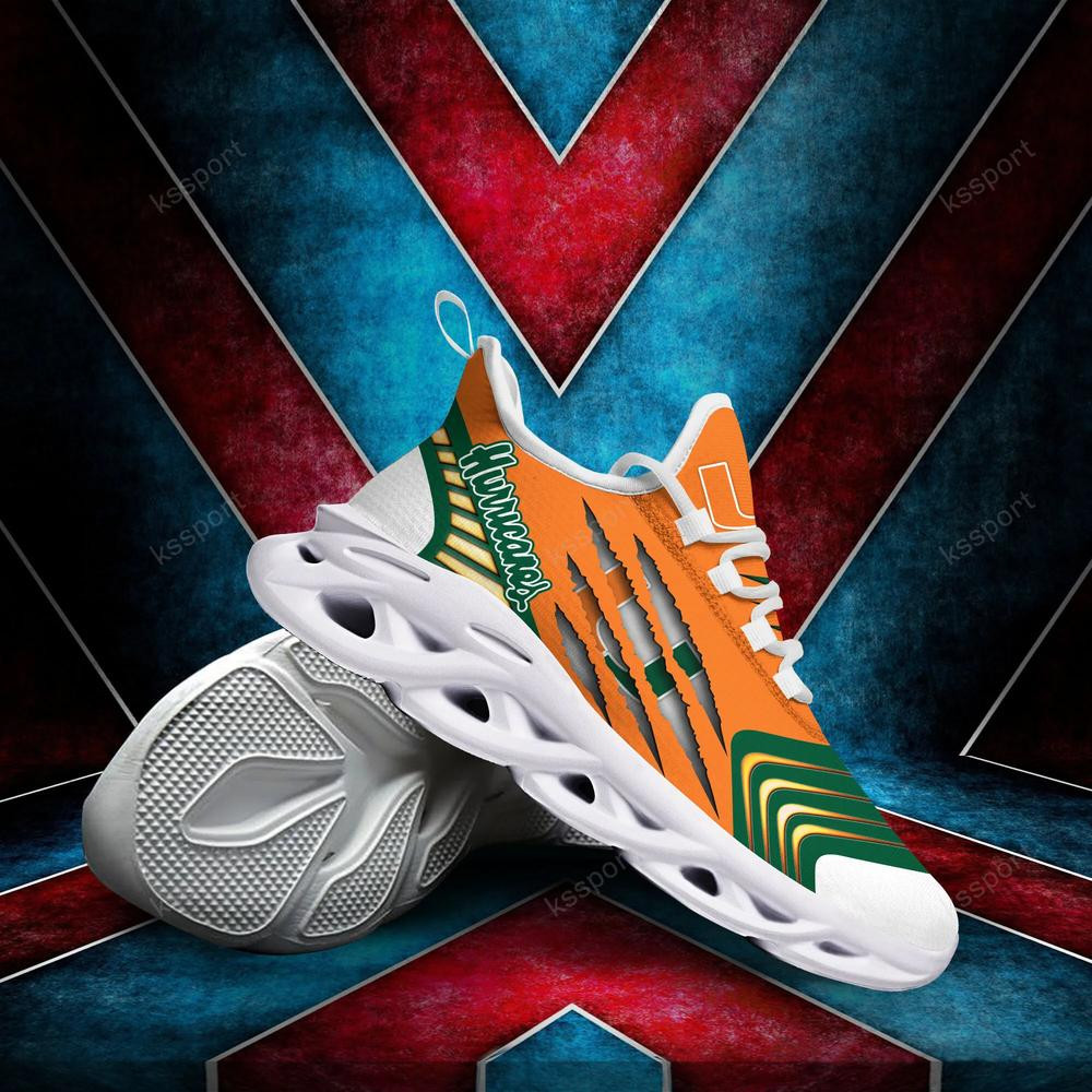 Miami Hurricanes Max Soul Sneakers Chunky - Famjoys Miami Hurricanes Max Soul Sneakers Chunky - Famjoys