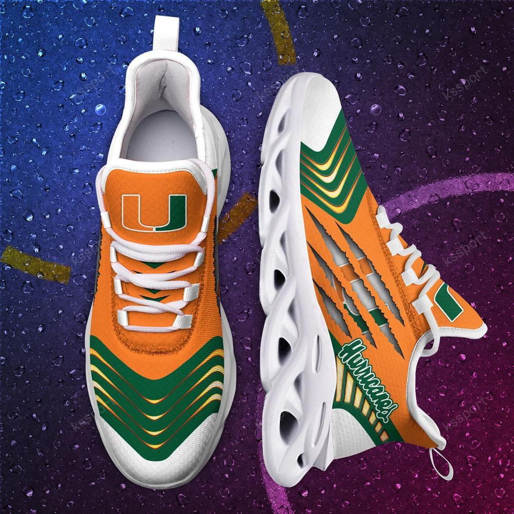 Miami Hurricanes Max Soul Sneakers Chunky - Famjoys Miami Hurricanes Max Soul Sneakers Chunky - Famjoys