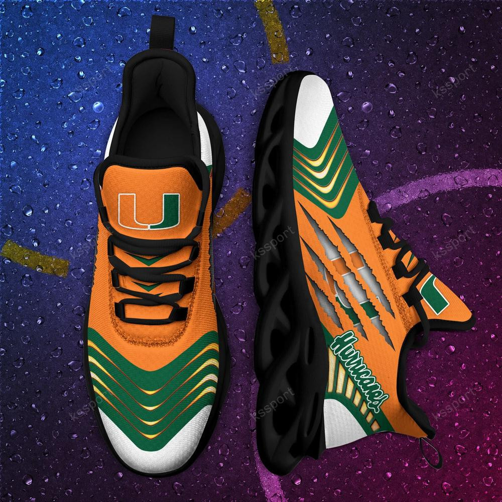 Miami Hurricanes Max Soul Sneakers Chunky - Famjoys Miami Hurricanes Max Soul Sneakers Chunky - Famjoys