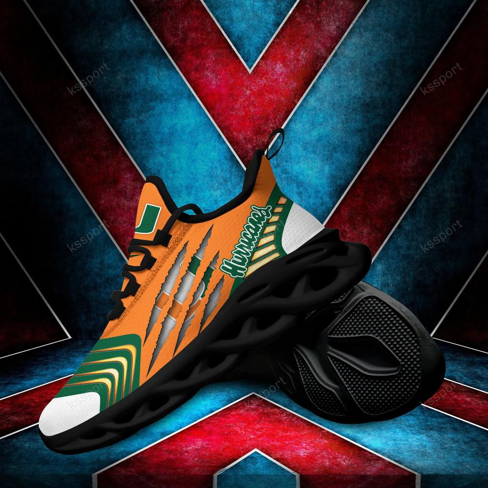 Miami Hurricanes Max Soul Sneakers Chunky - Famjoys Miami Hurricanes Max Soul Sneakers Chunky - Famjoys