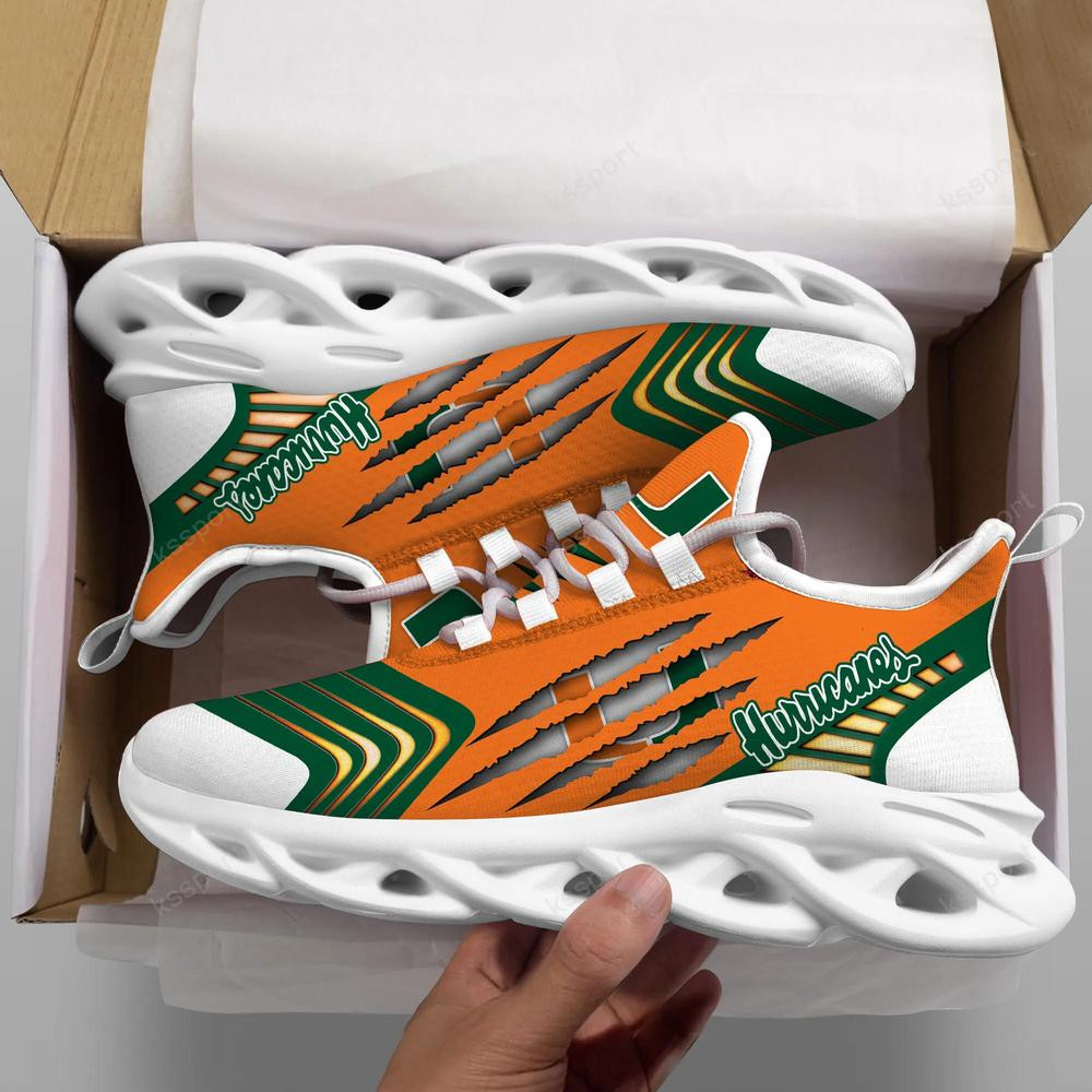 Miami Hurricanes Max Soul Sneakers Chunky - Famjoys Miami Hurricanes Max Soul Sneakers Chunky - Famjoys