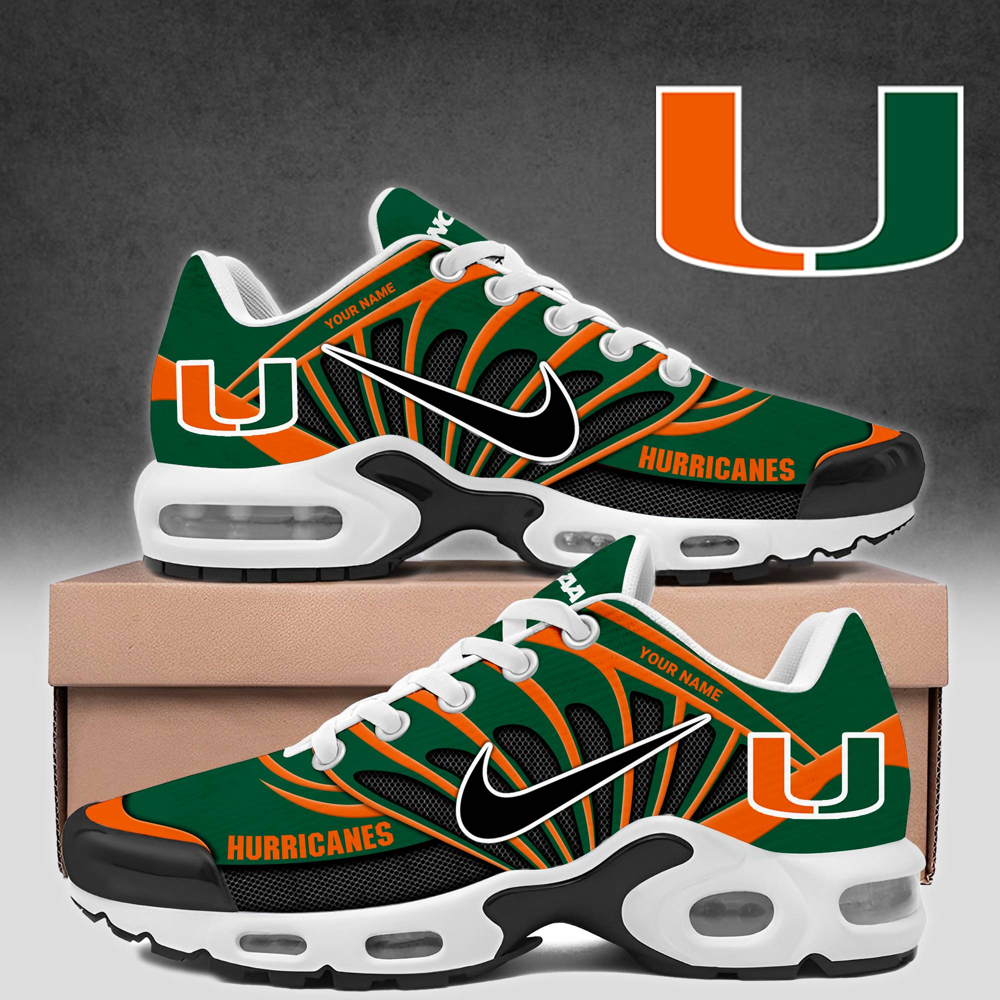 Miami Hurricanes Shoes - Famjoys Miami Hurricanes Shoes - Famjoys