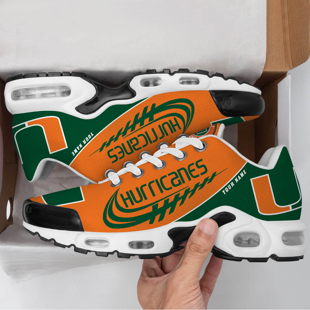 Miami Hurricanes TN Shoes DS001 - Famjoys Miami Hurricanes TN Shoes DS001 - Famjoys