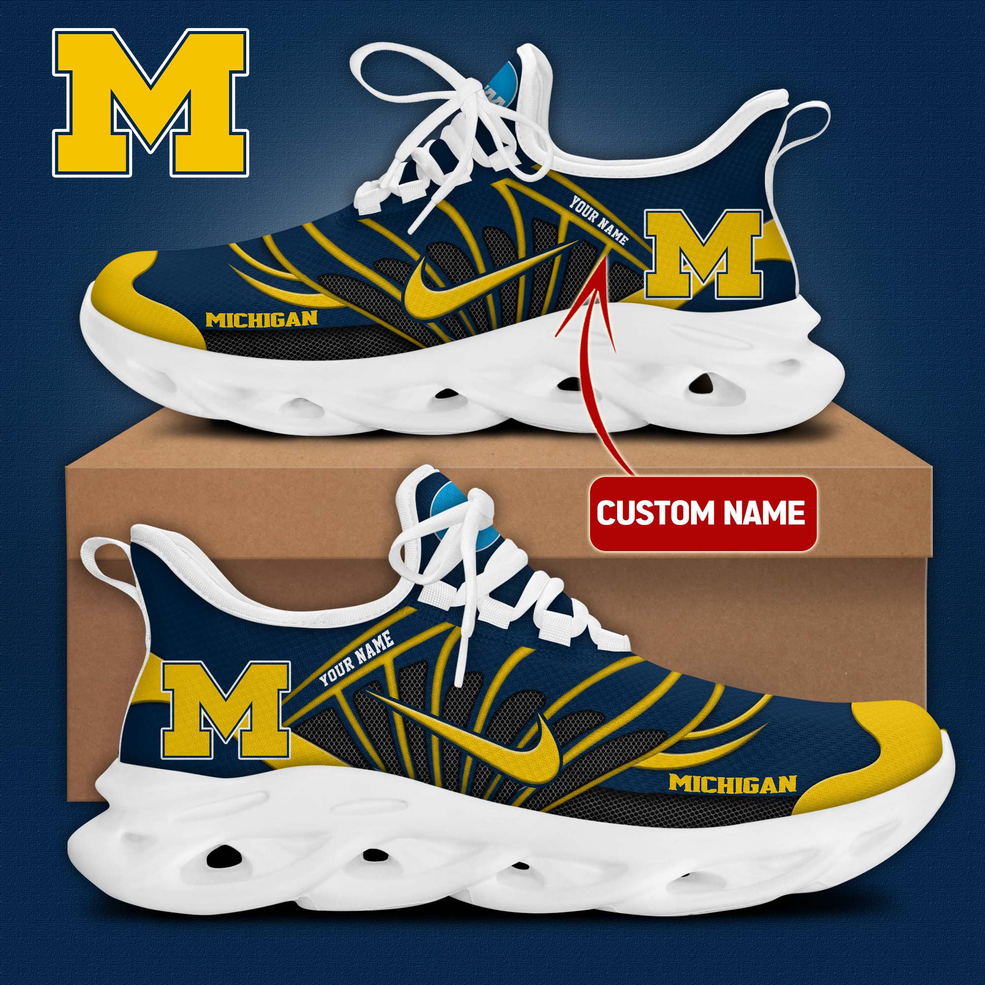 Michigan Max Soul Shoes OmuoiCchin - Famjoys Michigan Max Soul Shoes OmuoiCchin - Famjoys