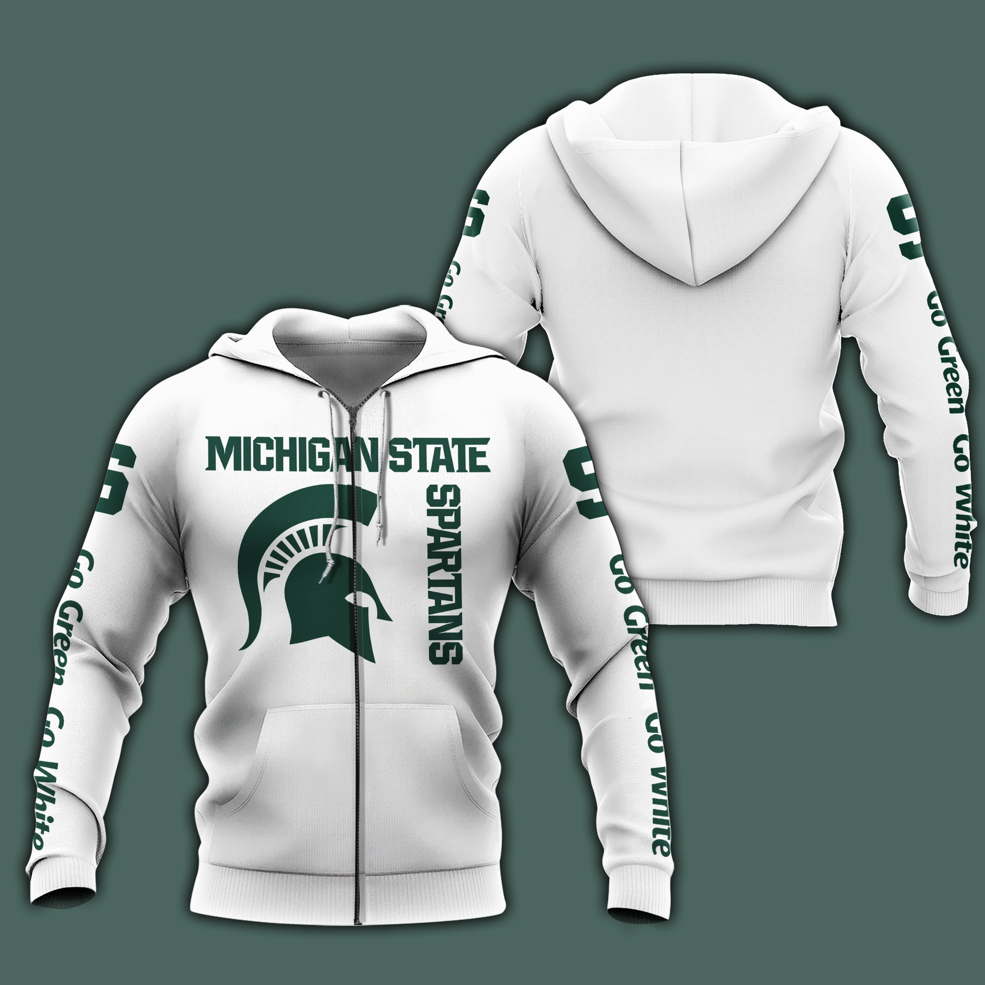 Michigan State 3D All Over Printed Shirts - Famjoys Michigan State 3D All Over Printed Shirts - Famjoys