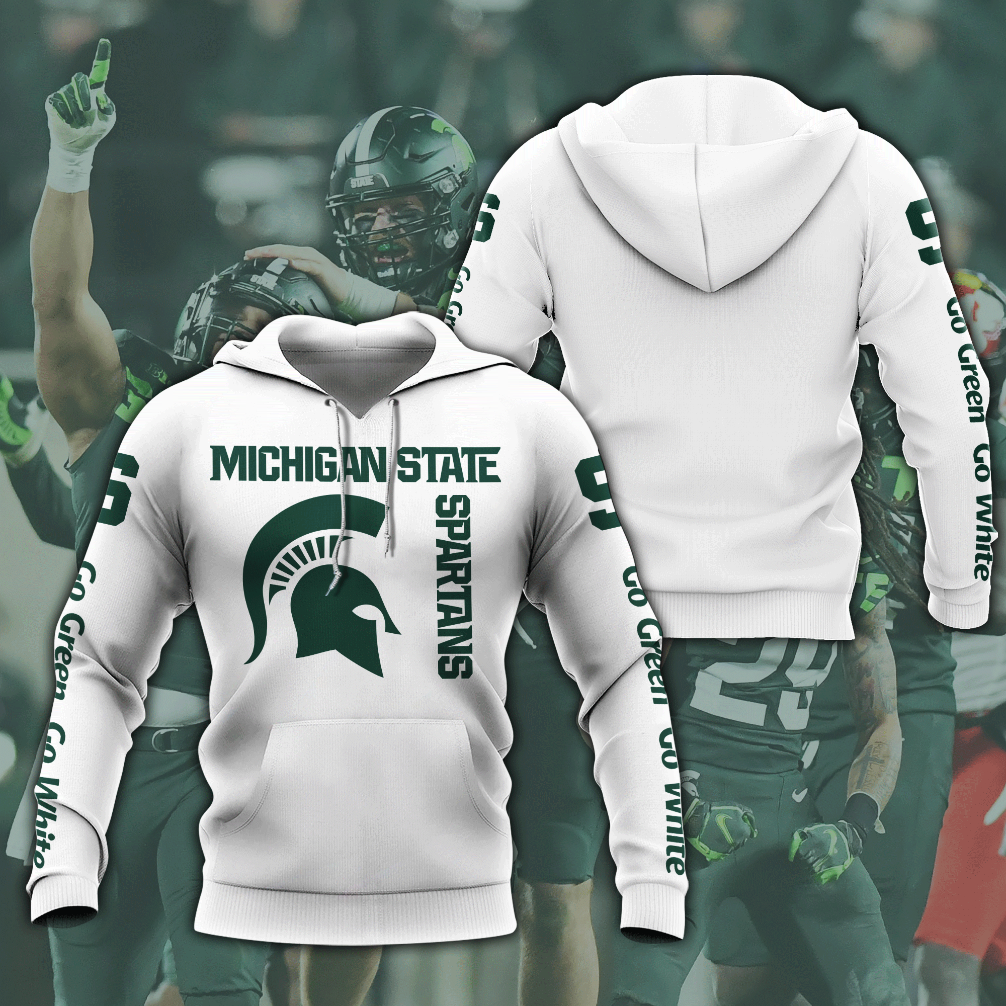 Michigan State 3D All Over Printed Shirts - Famjoys Michigan State 3D All Over Printed Shirts - Famjoys