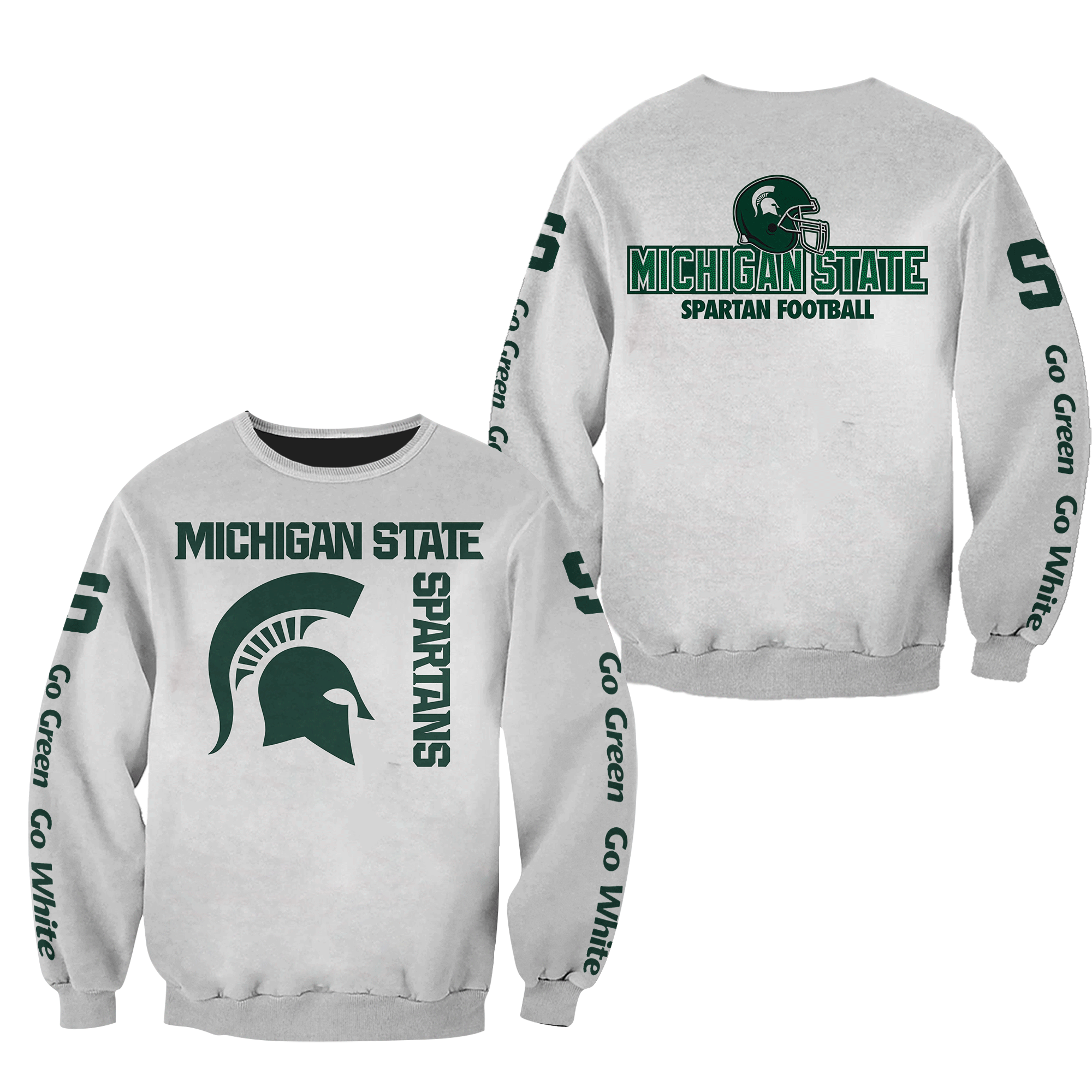 Michigan State 3D All Over Printed Shirts - Famjoys Michigan State 3D All Over Printed Shirts - Famjoys