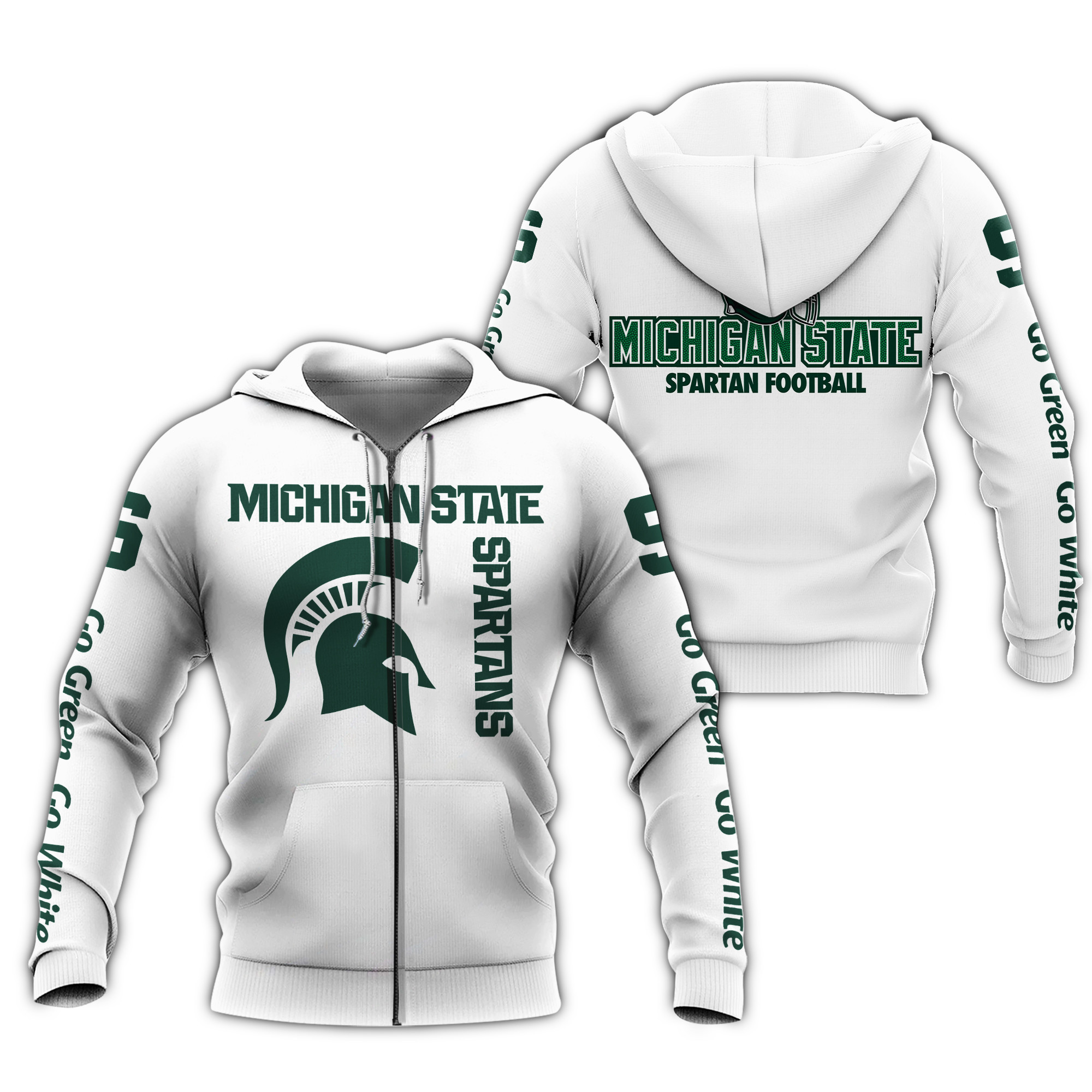 Michigan State 3D All Over Printed Shirts - Famjoys Michigan State 3D All Over Printed Shirts - Famjoys