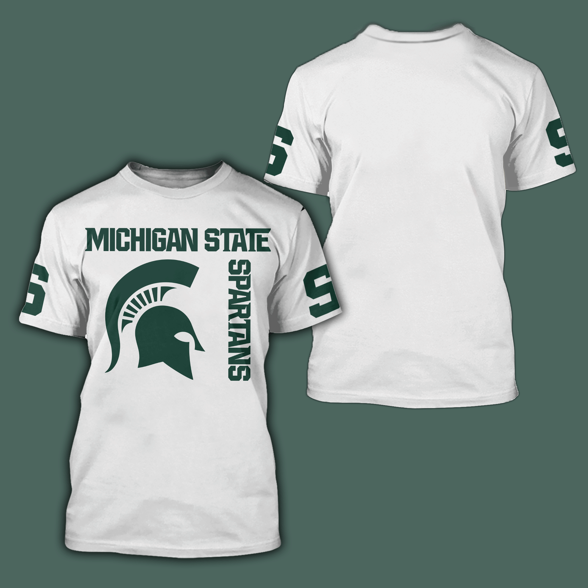 Michigan State 3D All Over Printed Shirts - Famjoys Michigan State 3D All Over Printed Shirts - Famjoys