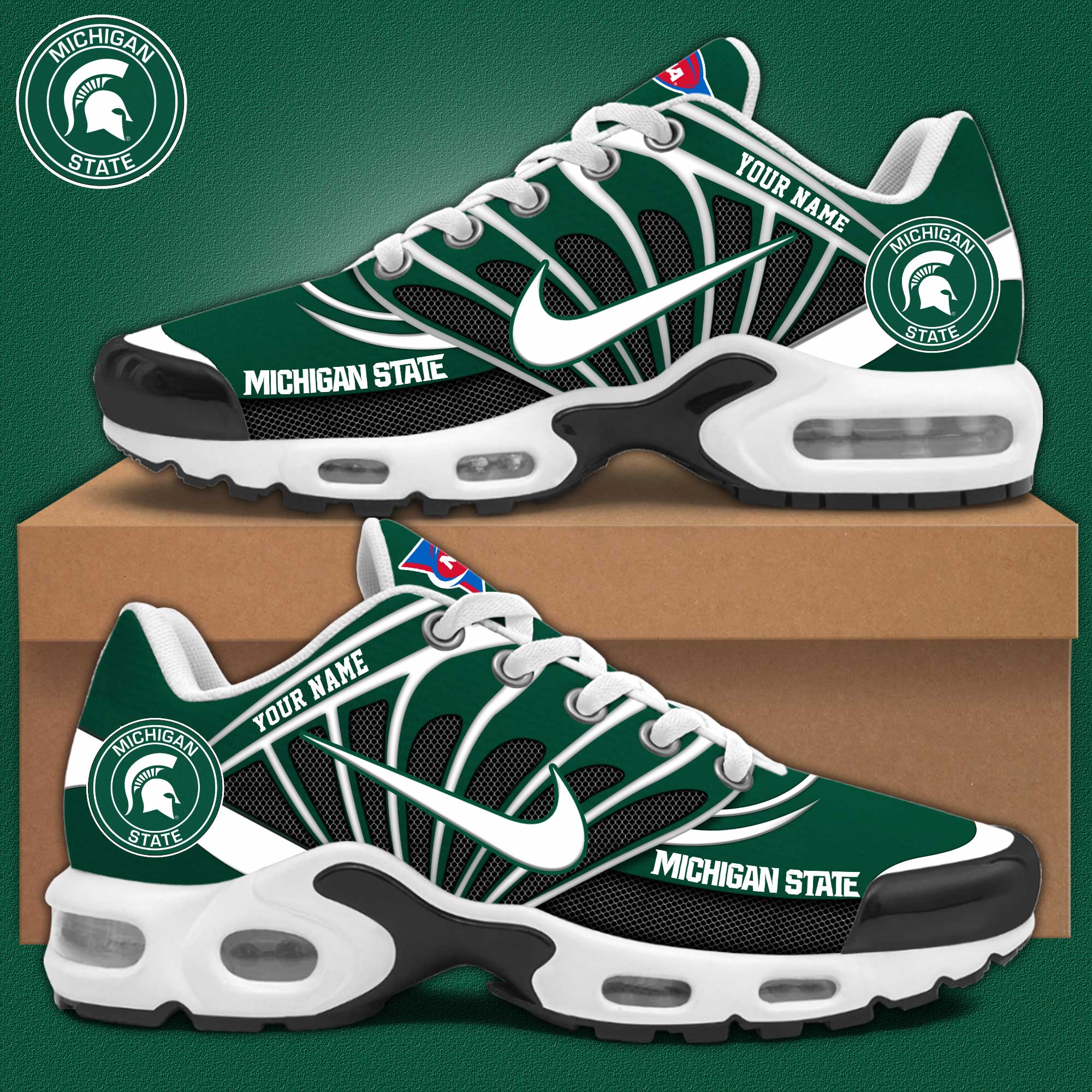 Michigan State Personalized Shoes - Famjoys Michigan State Personalized Shoes - Famjoys
