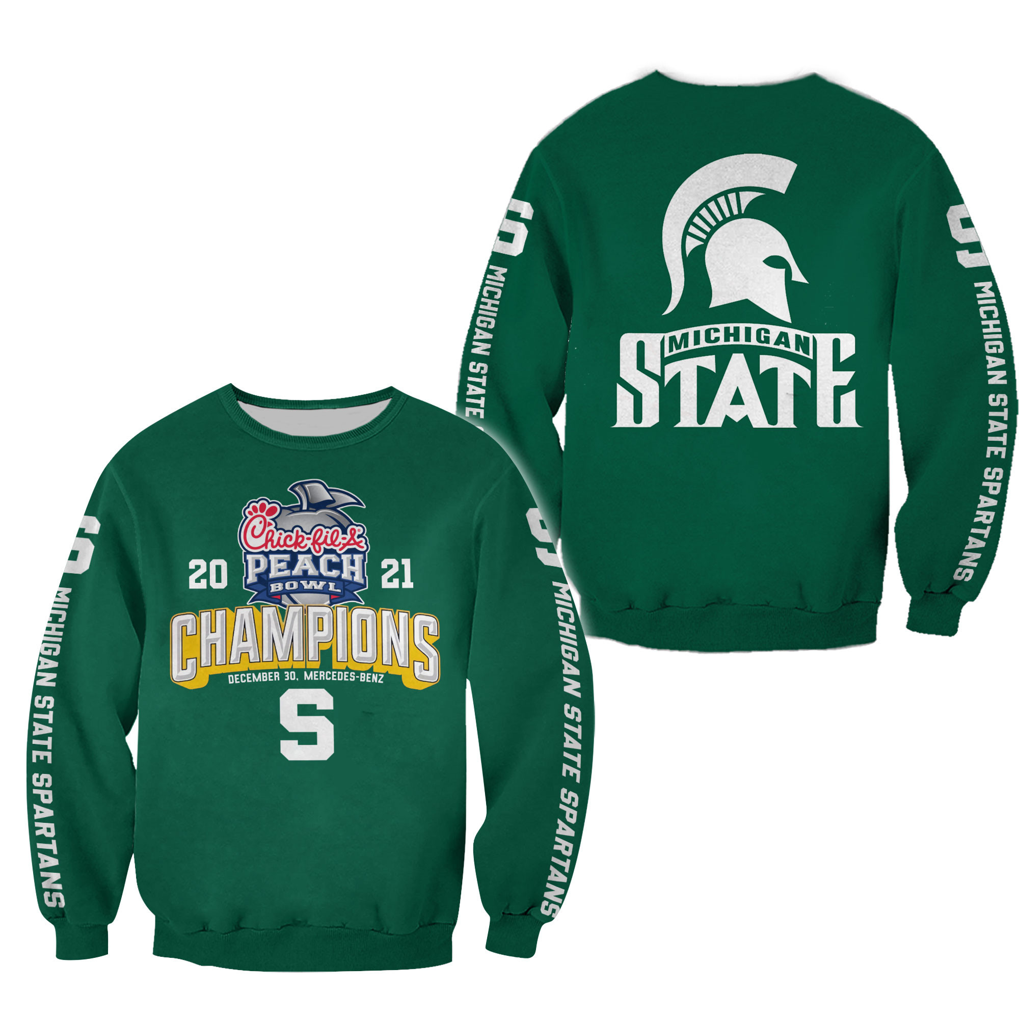 Michigan State Spartans 3D All Over Print Shirts - Famjoys Michigan State Spartans 3D All Over Print Shirts - Famjoys