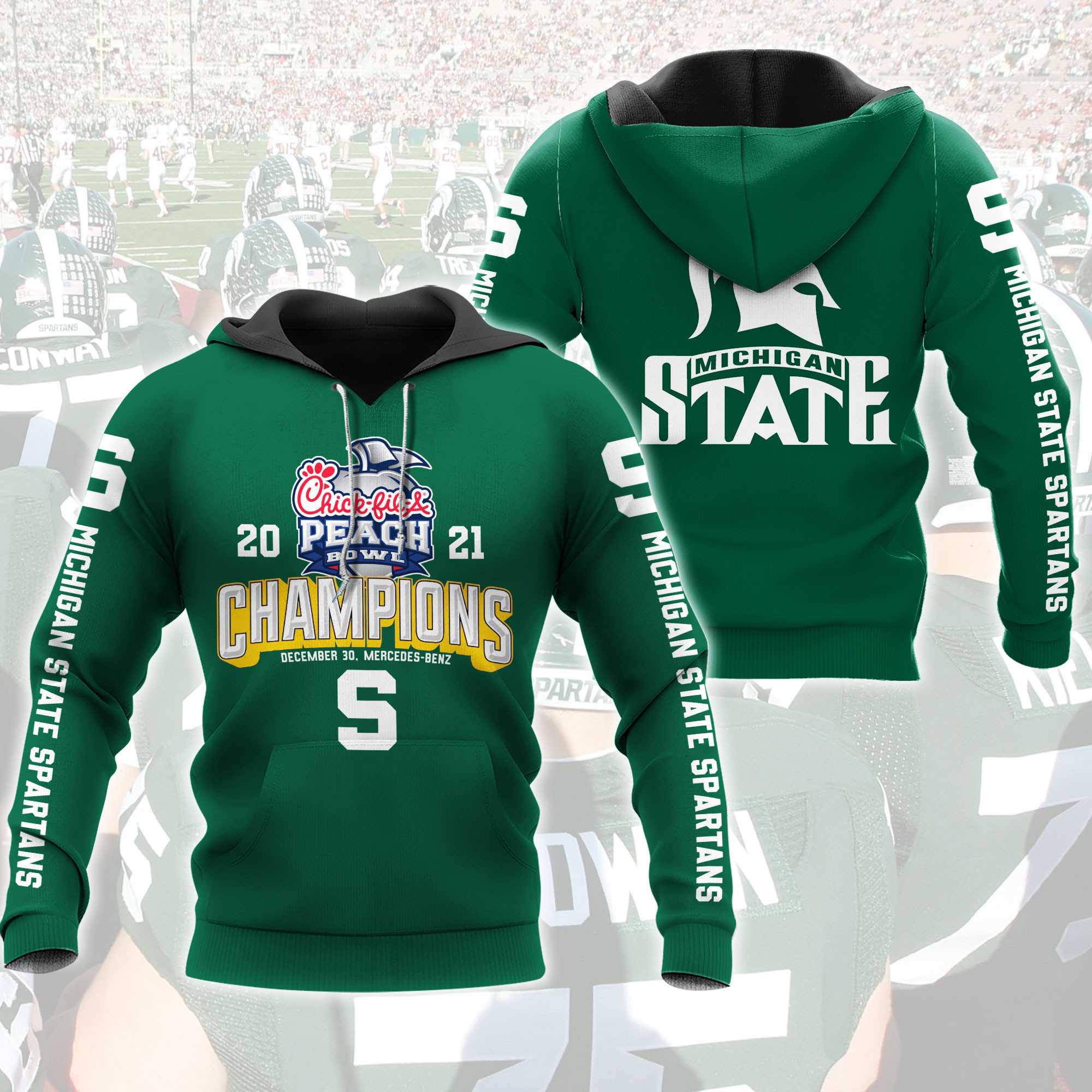 Michigan State Spartans 3D All Over Print Shirts - Famjoys Michigan State Spartans 3D All Over Print Shirts - Famjoys