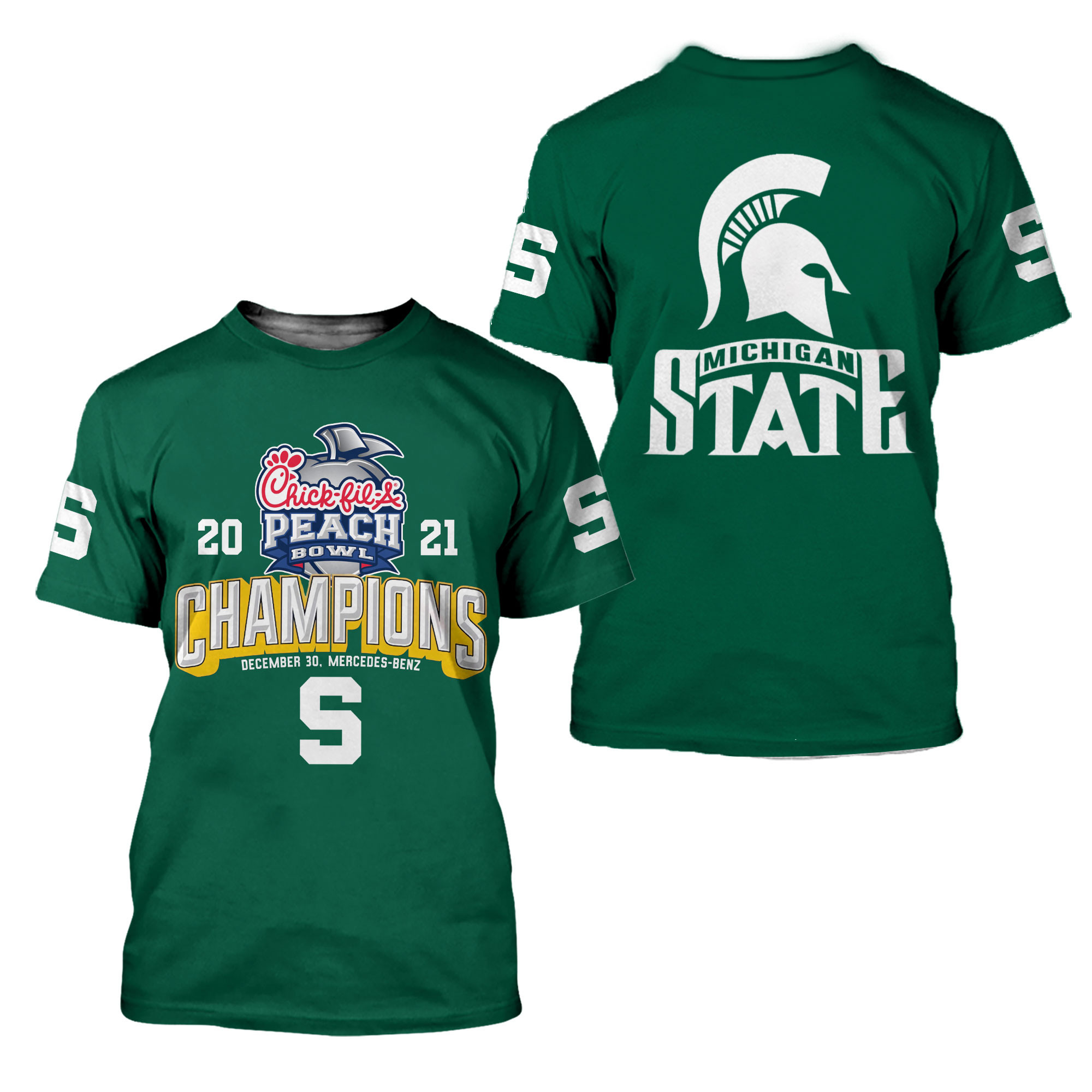Michigan State Spartans 3D All Over Print Shirts - Famjoys Michigan State Spartans 3D All Over Print Shirts - Famjoys