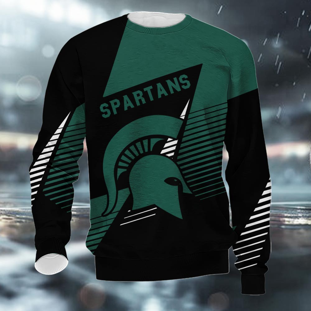 Michigan State Spartans 3D Apparel - Famjoys Michigan State Spartans 3D Apparel - Famjoys