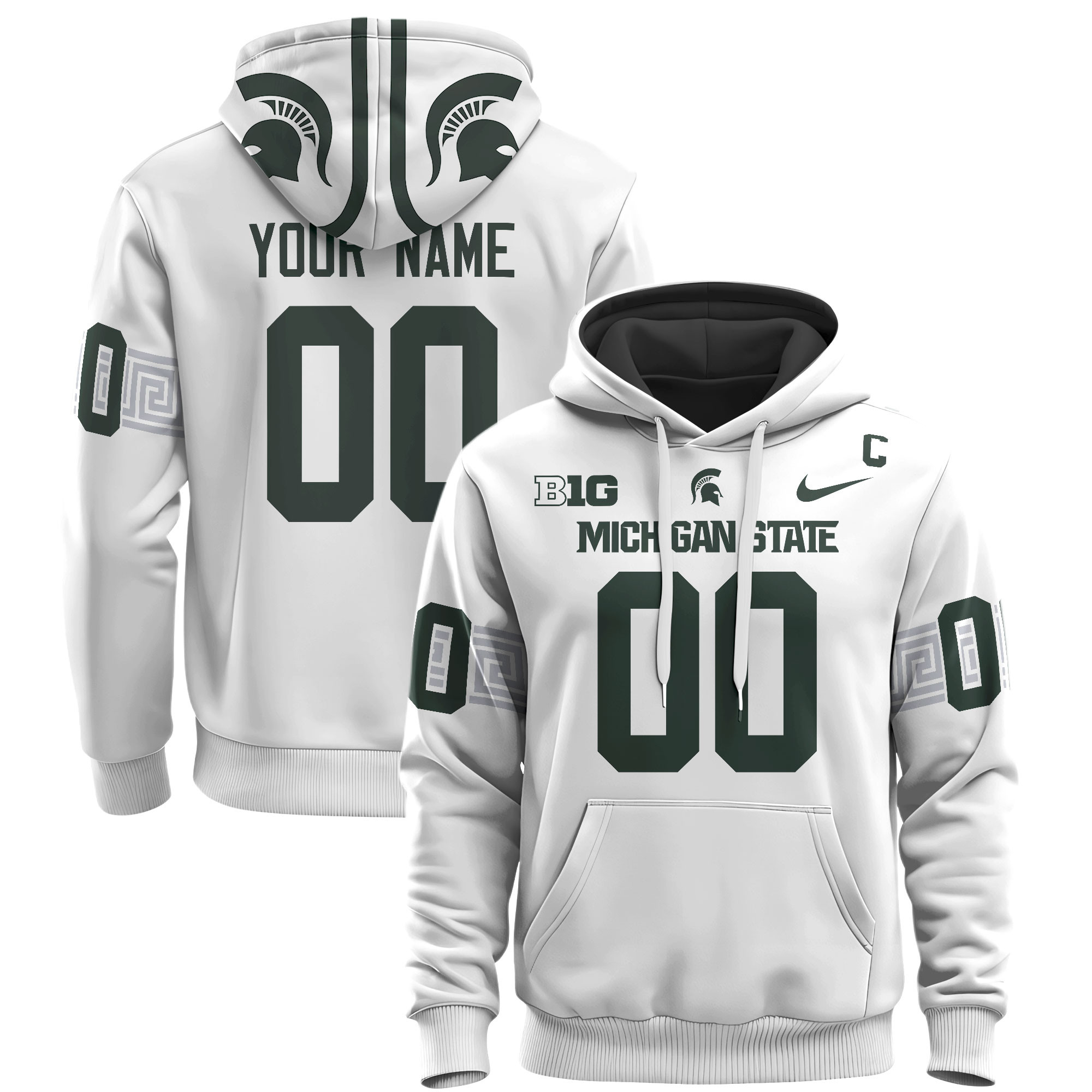 Michigan State Spartans Football Hoodie - Famjoys Michigan State Spartans Football Hoodie - Famjoys