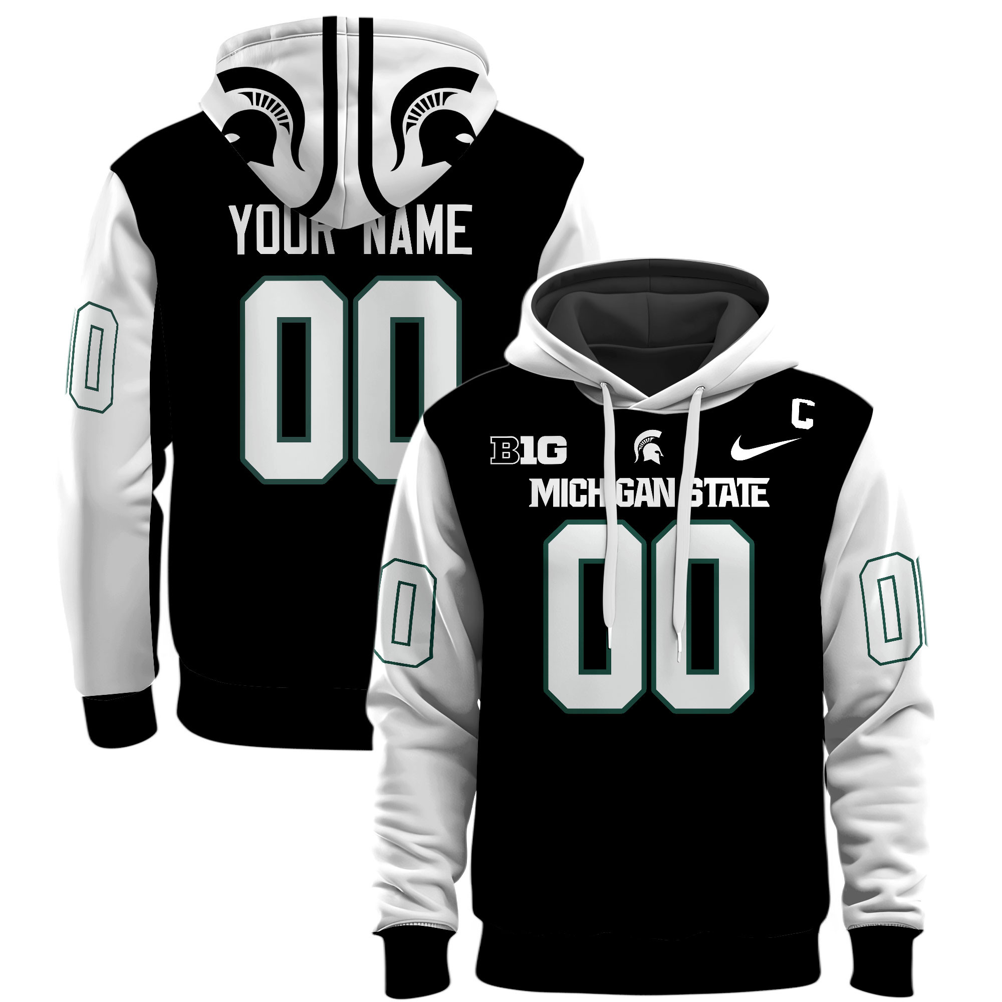 Michigan State Spartans Football Hoodie - Famjoys Michigan State Spartans Football Hoodie - Famjoys