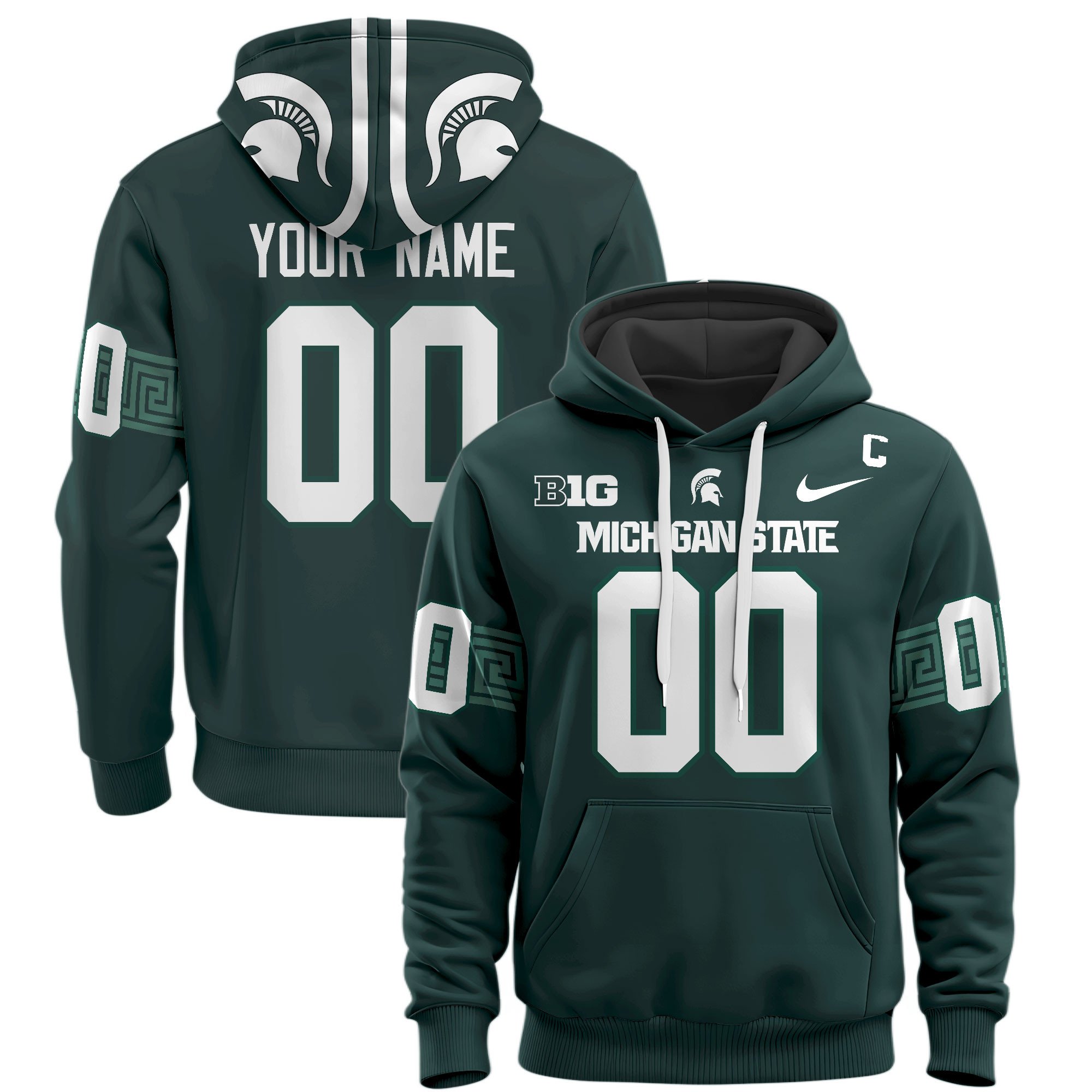 Michigan State Spartans Football Hoodie - Famjoys Michigan State Spartans Football Hoodie - Famjoys